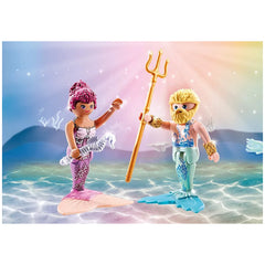 PLAYMOBIL - DuoPack - Sirena y Tritón - Juegos de Juguete