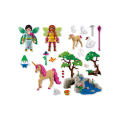 PLAYMOBIL - Excursión de las Hadas - Juegos de Juguete - +4 - Set de Unicornio 72067 - 80772067