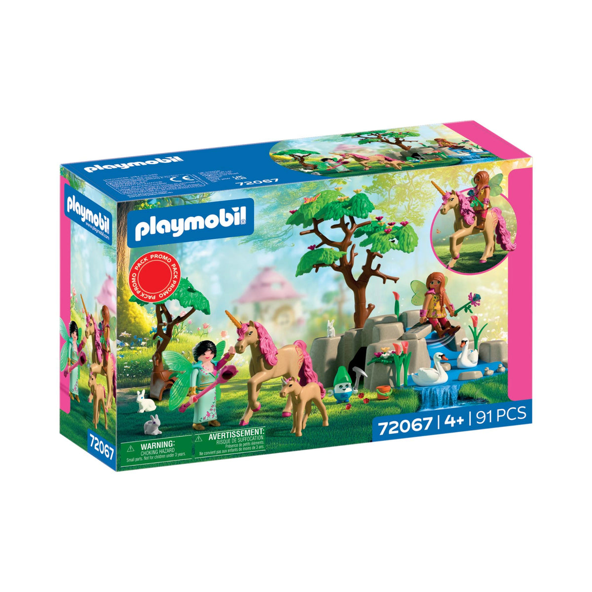 PLAYMOBIL - Excursión de las Hadas - Juegos de Juguete - +4 - Set de Unicornio 72067 - 80772067