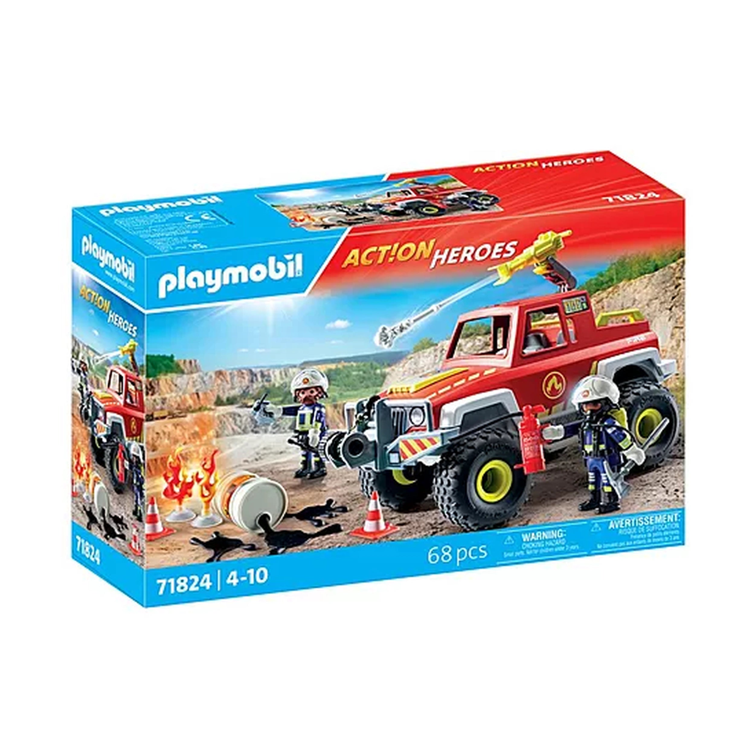PLAYMOBIL - Firefighting-Truck - Toy-Playsets