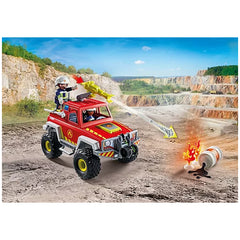 PLAYMOBIL - Firefighting-Truck - Toy-Playsets