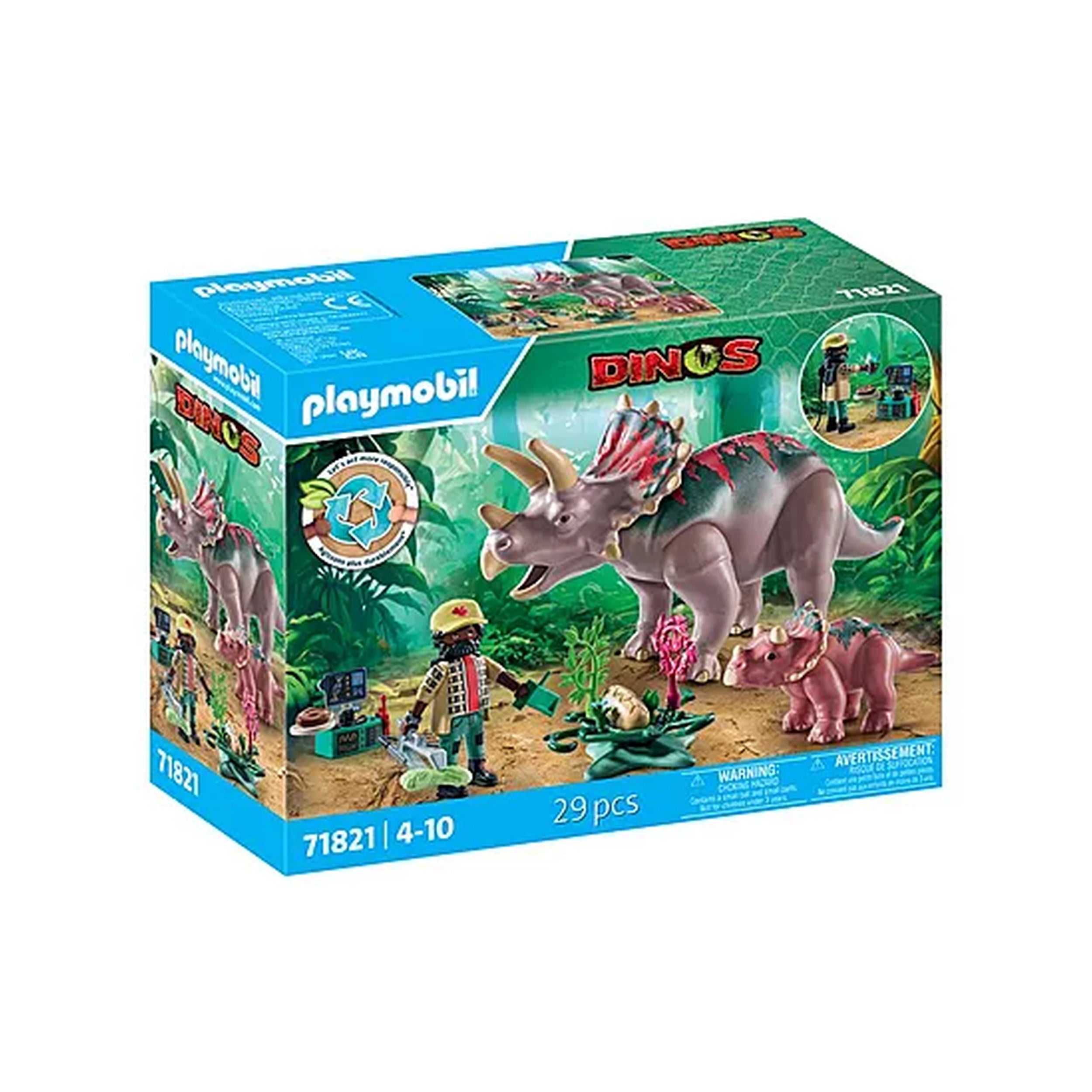 PLAYMOBIL - Triceratops-Family-Playsets