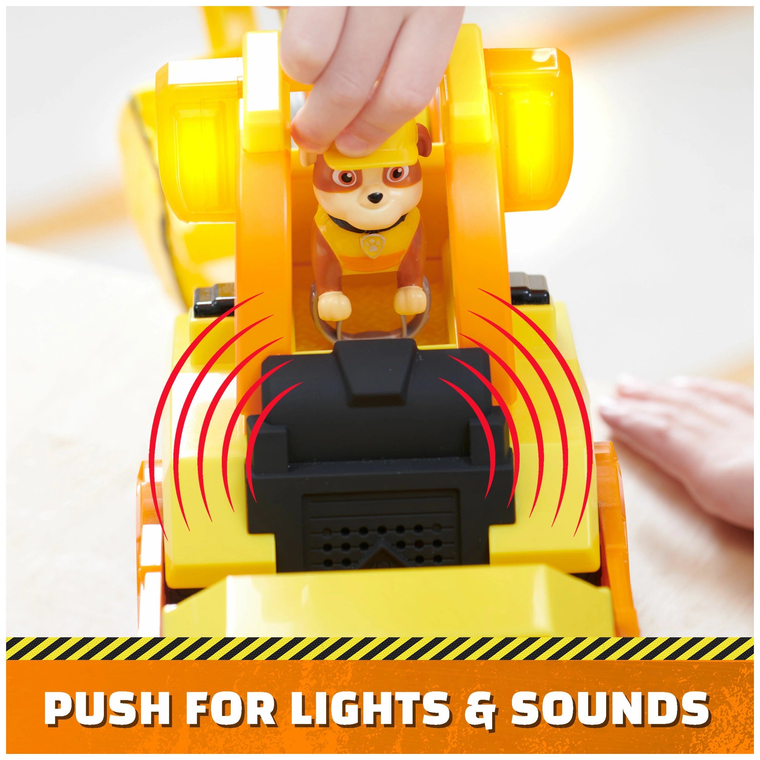 Paw Patrol Rubble & Crew Bulldozer Deluxe del Jardín