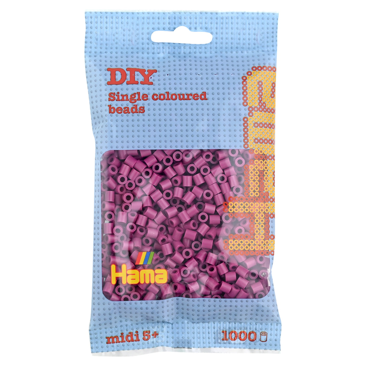 Pet Hama Iron-on Beads - Plum (82) 1000 Pcs.