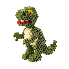 Juego de Perlas de Planchar Pet Hama - Dino 3D 2500 Pzs.