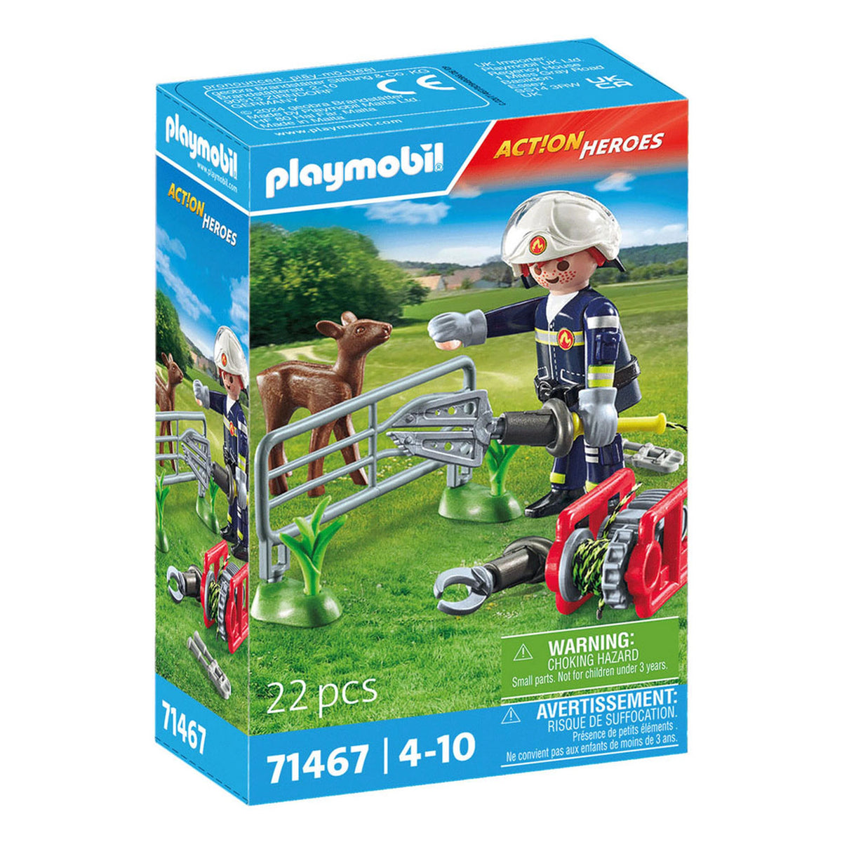 Playmobil Action Heroes Animal Protection Fire Department - 71467