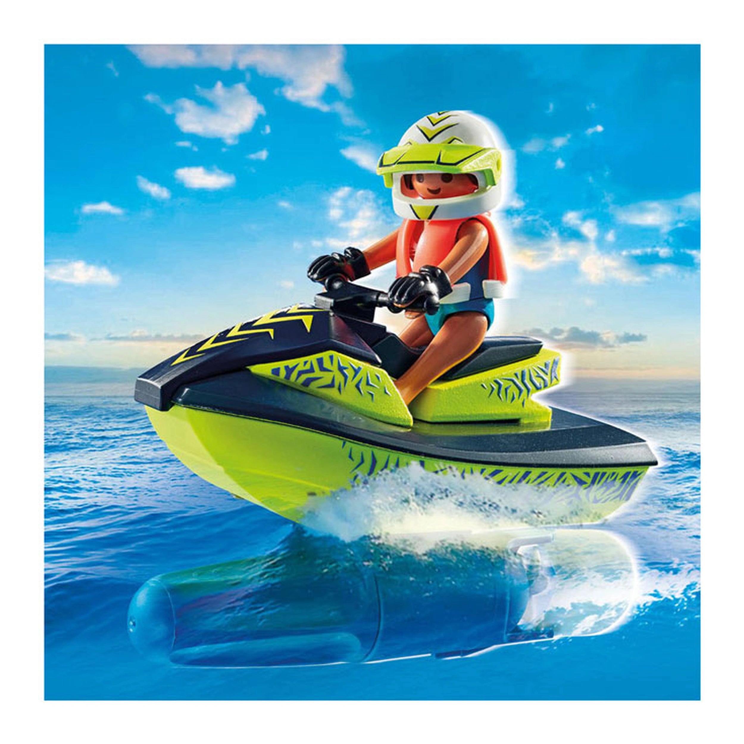 Playmobil Action Heroes Fire Boat With Water Scooter - 71464