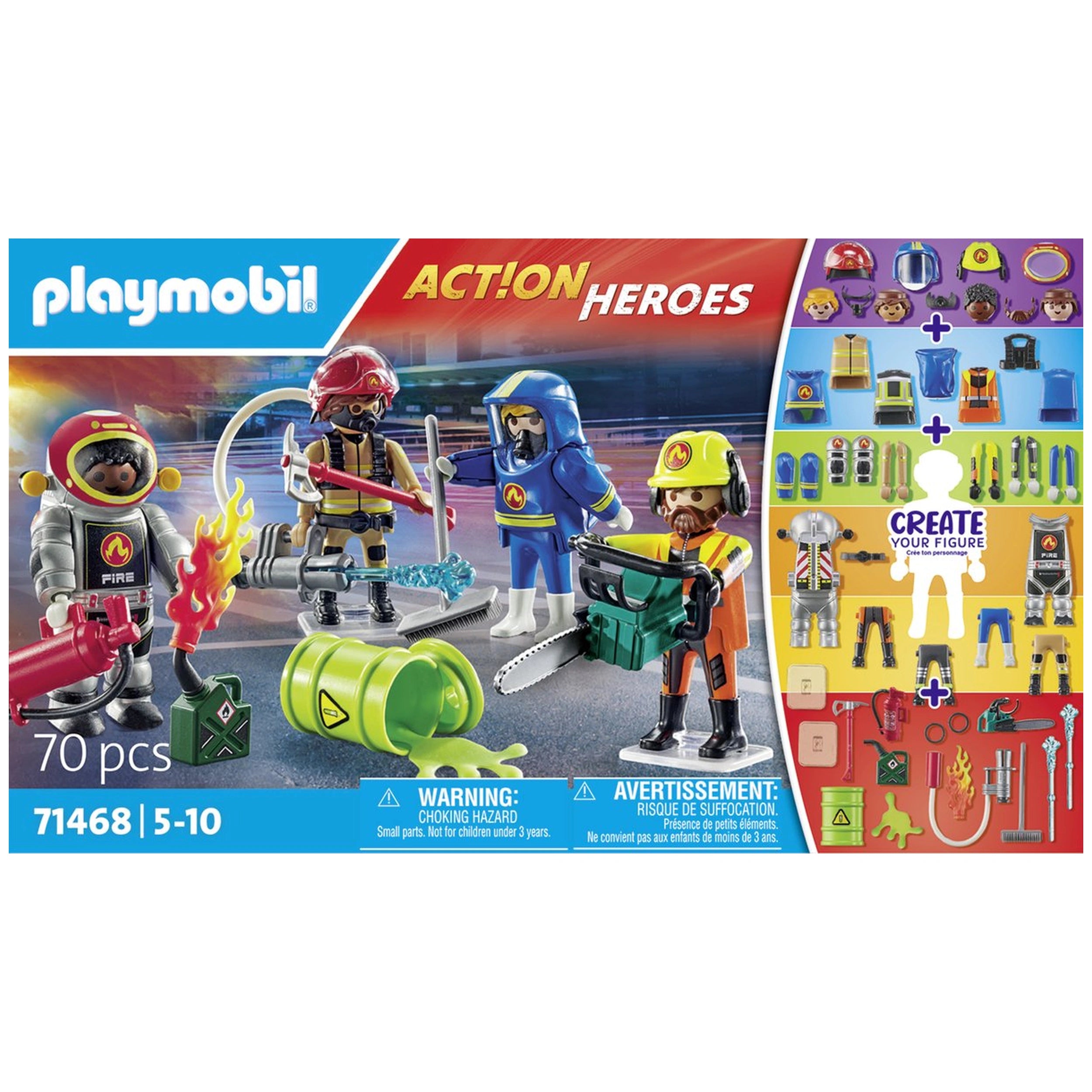 Playmobil Action Heroes Fire Rescue - 71468