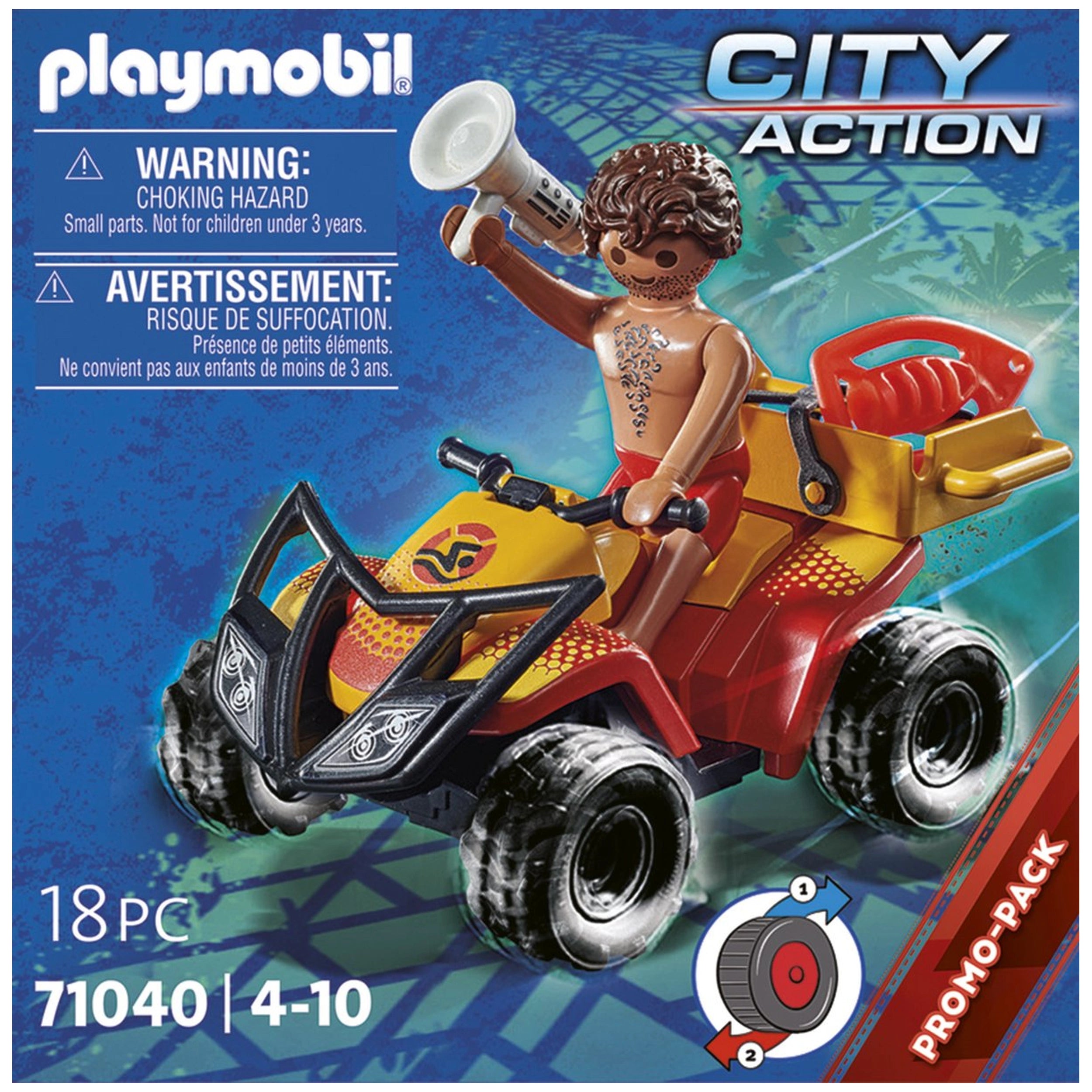 Playmobil City Action Lifeguard Quad - 71040
