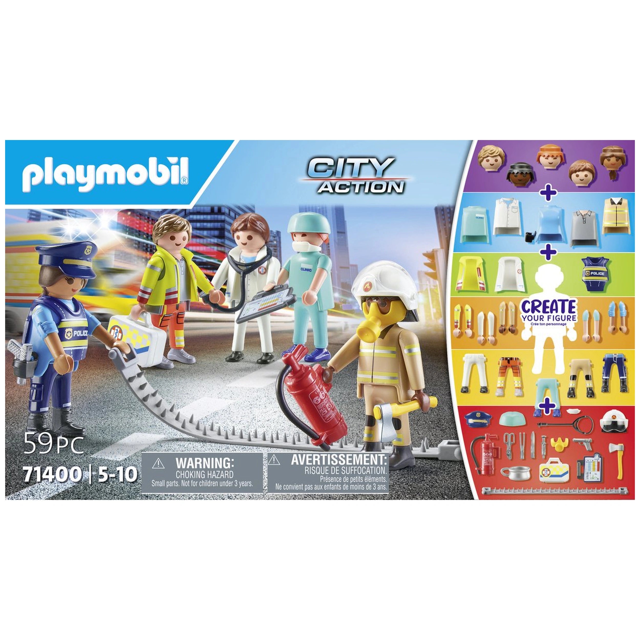 Playmobil City Action My Figures Rescue Mission - 71400