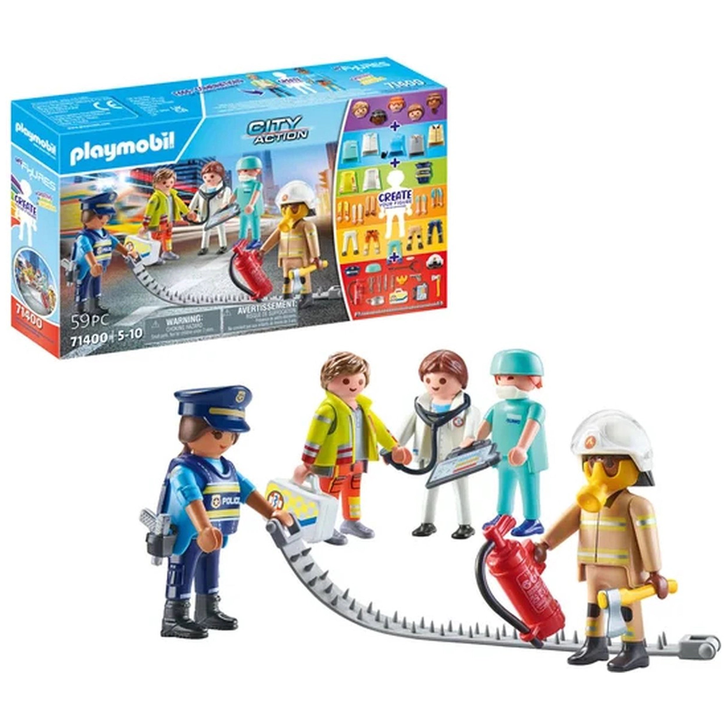 Playmobil City Action My Figures Rescue Mission - 71400