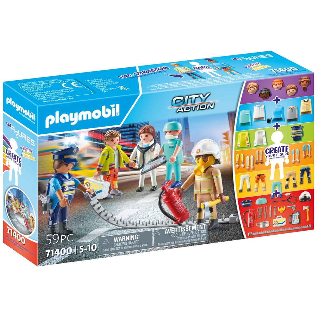 Playmobil City Action My Figures Rescue Mission - 71400