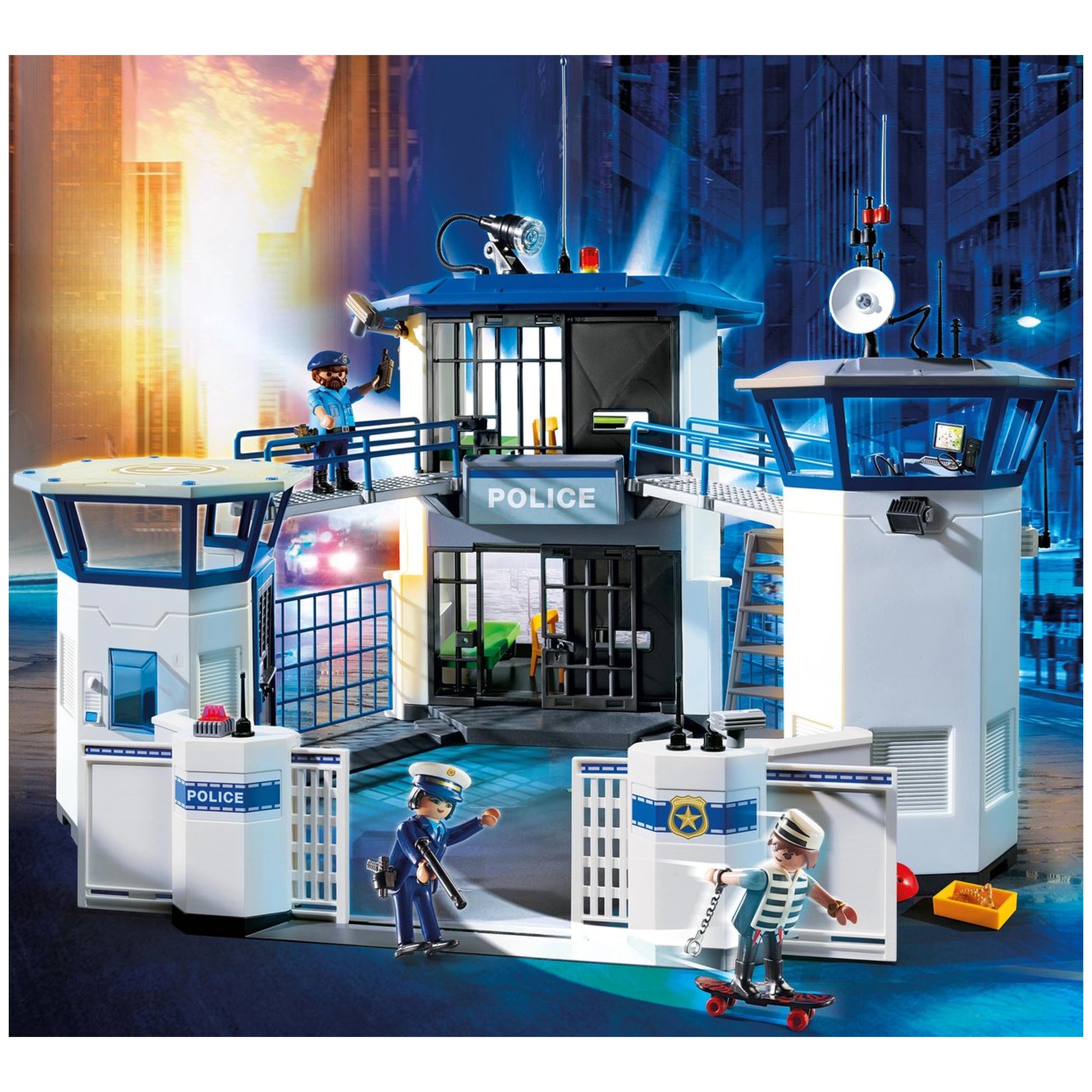 Playmobil City Action Estación de Policía con Prisión - 6919