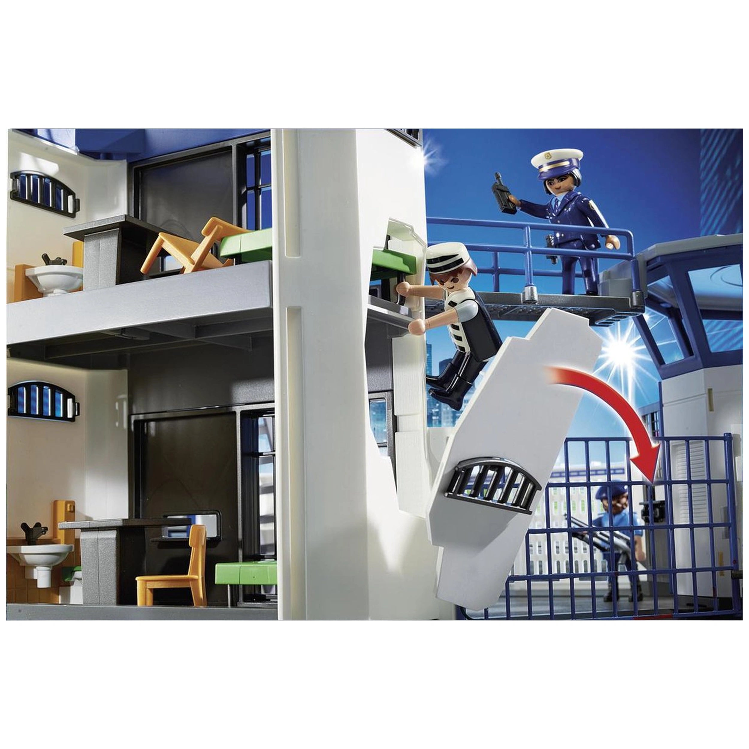 Playmobil City Action Estación de Policía con Prisión - 6919