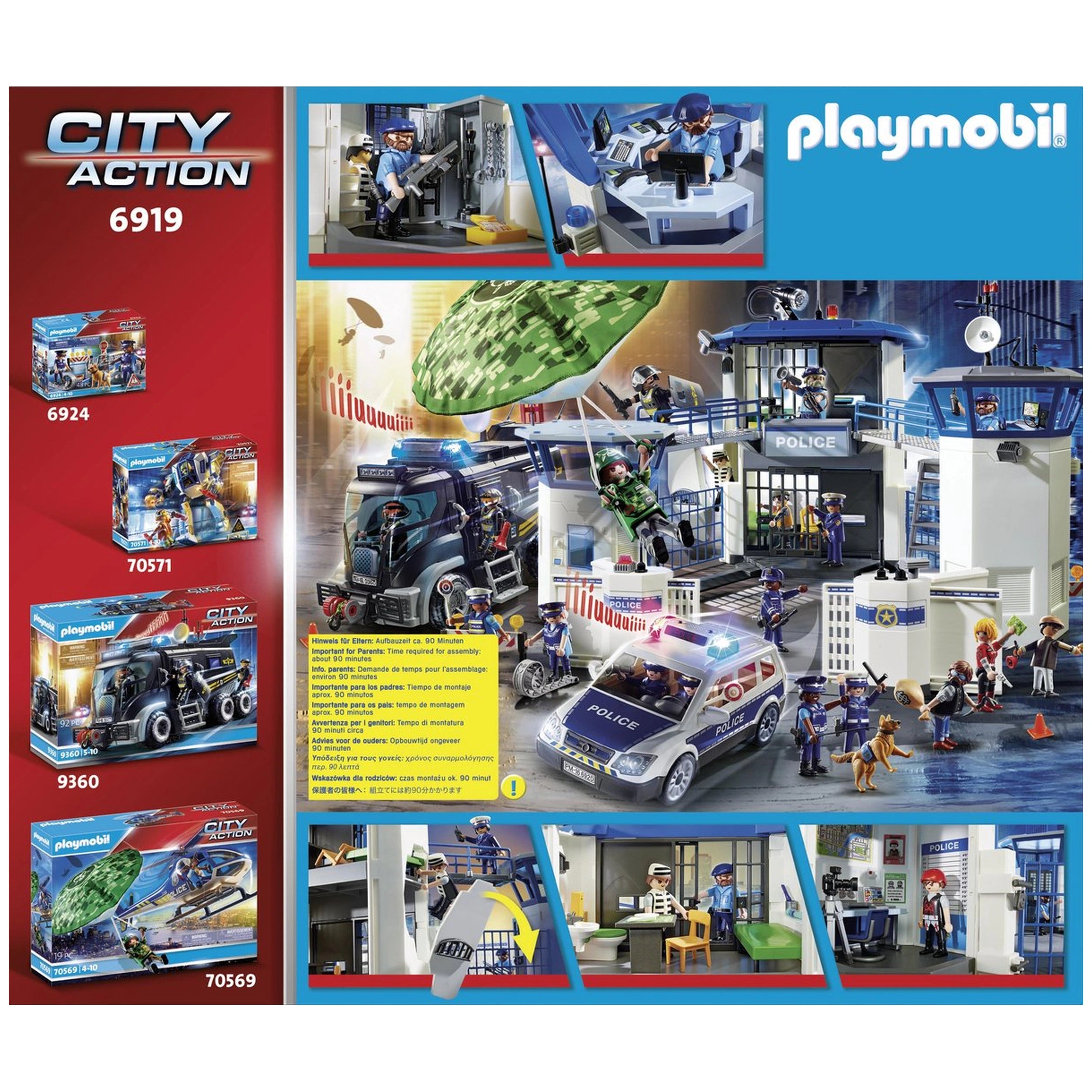 Playmobil City Action Estación de Policía con Prisión - 6919