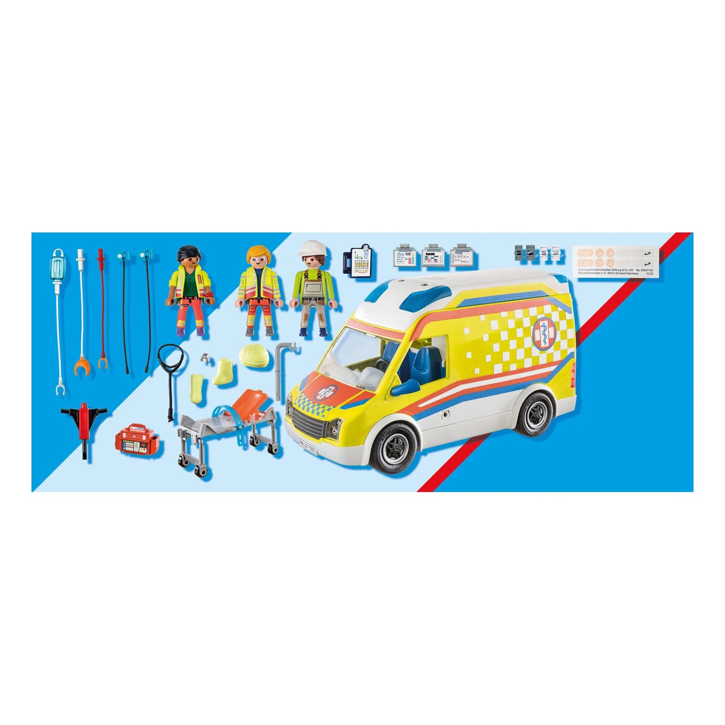 Playmobil City Life Ambulance With Light And Sound - 71202