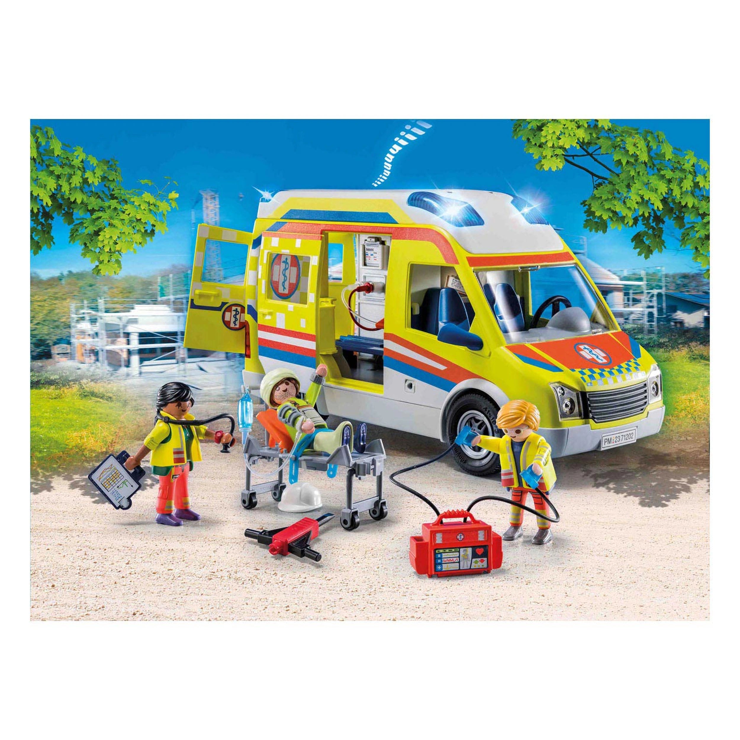 Playmobil City Life Ambulance With Light And Sound - 71202