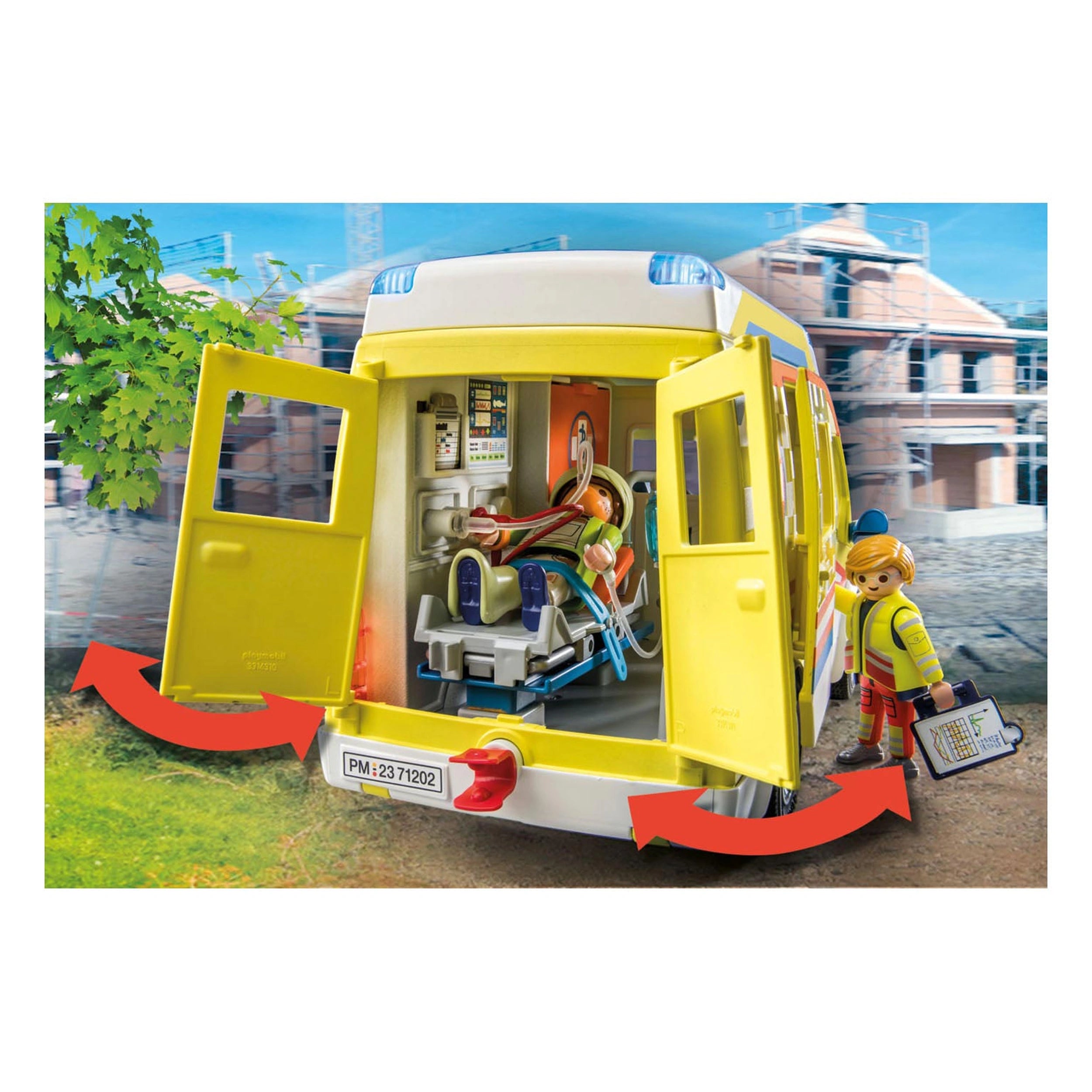 Playmobil City Life Ambulance With Light And Sound - 71202