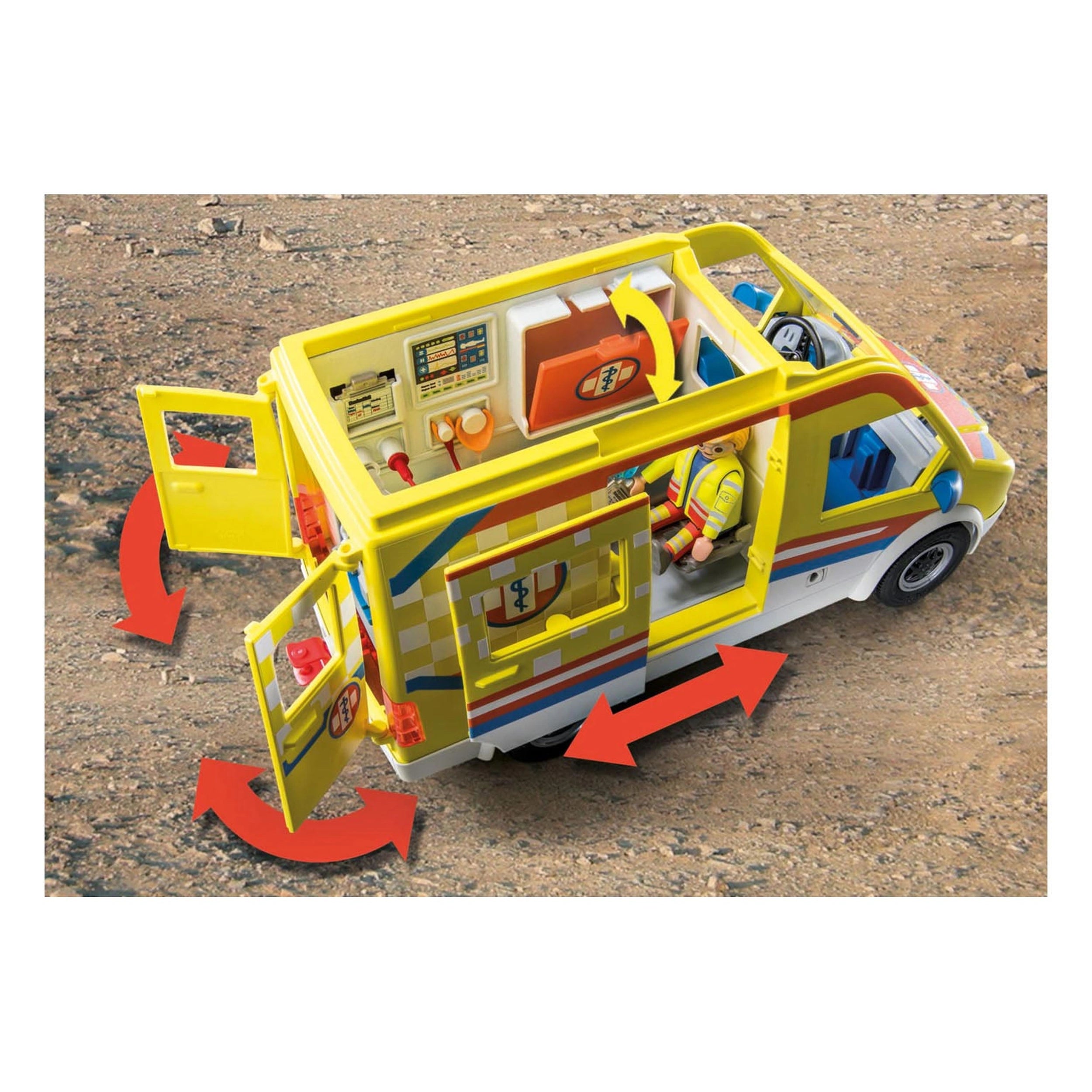 Playmobil City Life Ambulance With Light And Sound - 71202