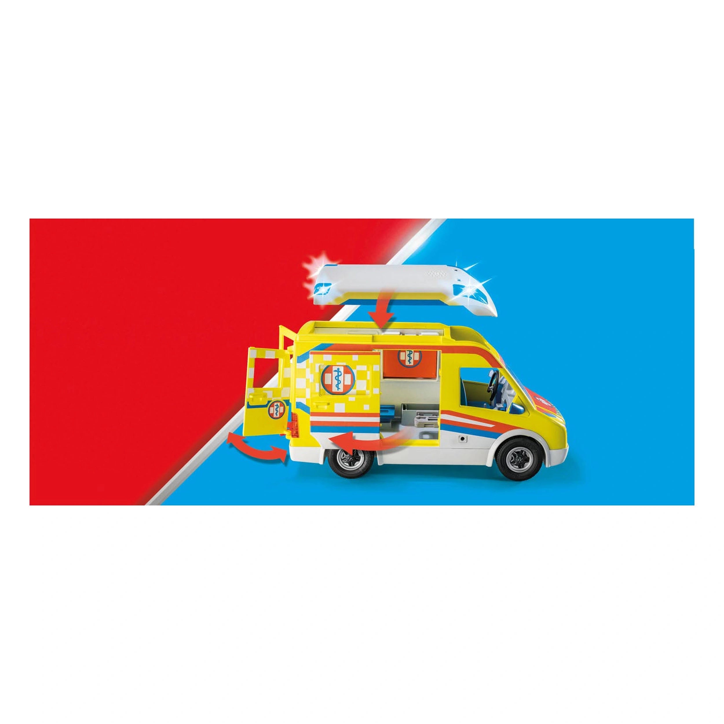 Playmobil City Life Ambulance With Light And Sound - 71202