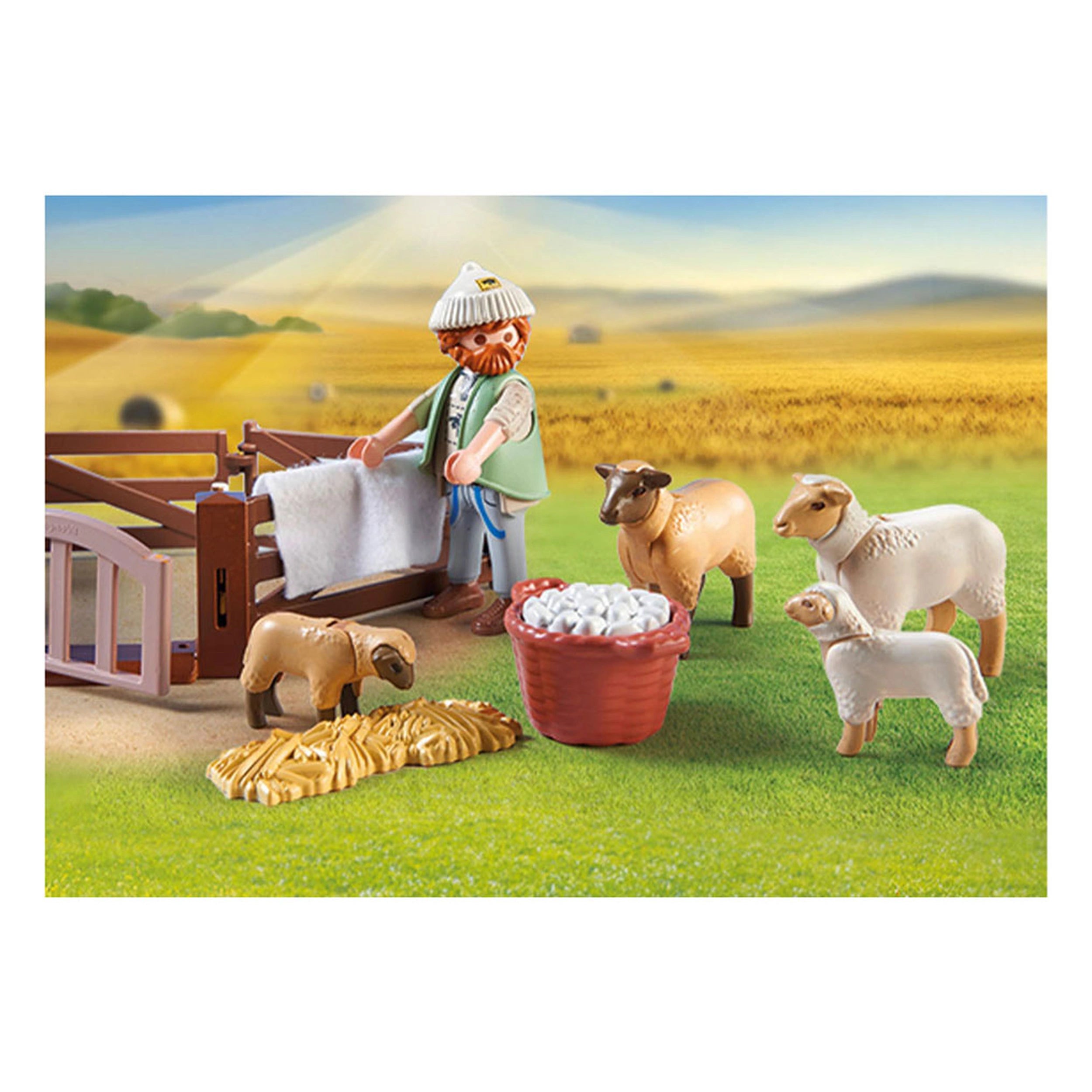Playmobil Country Young Shepherd With Sheep - 71444
