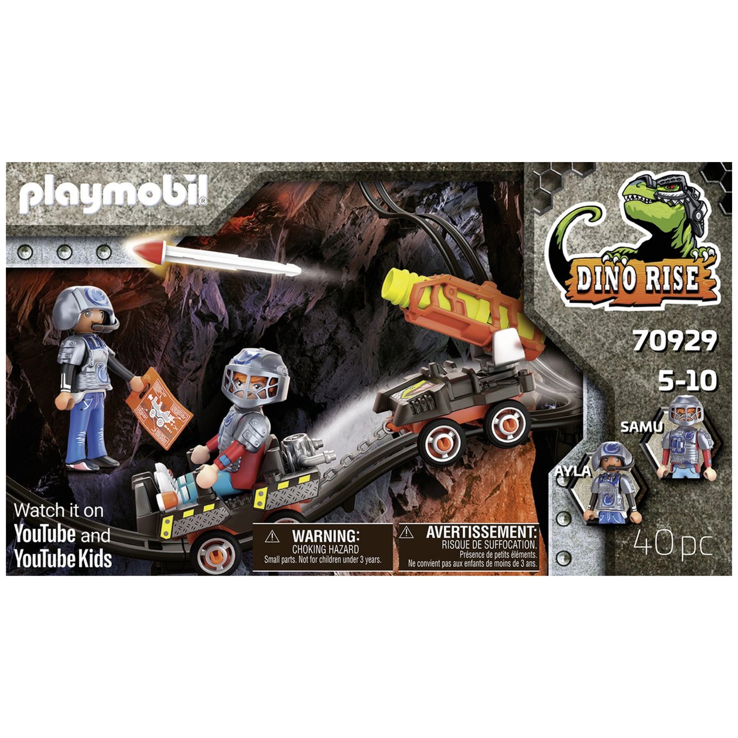 Playmobil Dino Rise Dino Mine Rocket Kart - 70929