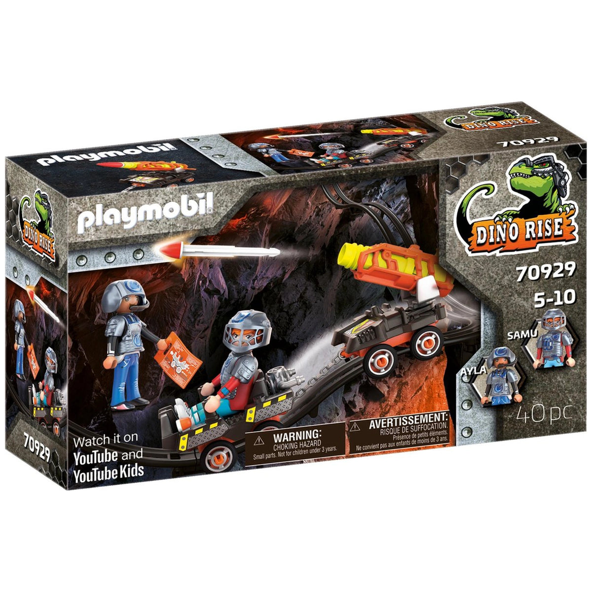 Playmobil Dino Rise Dino Mine Rocket Kart - 70929