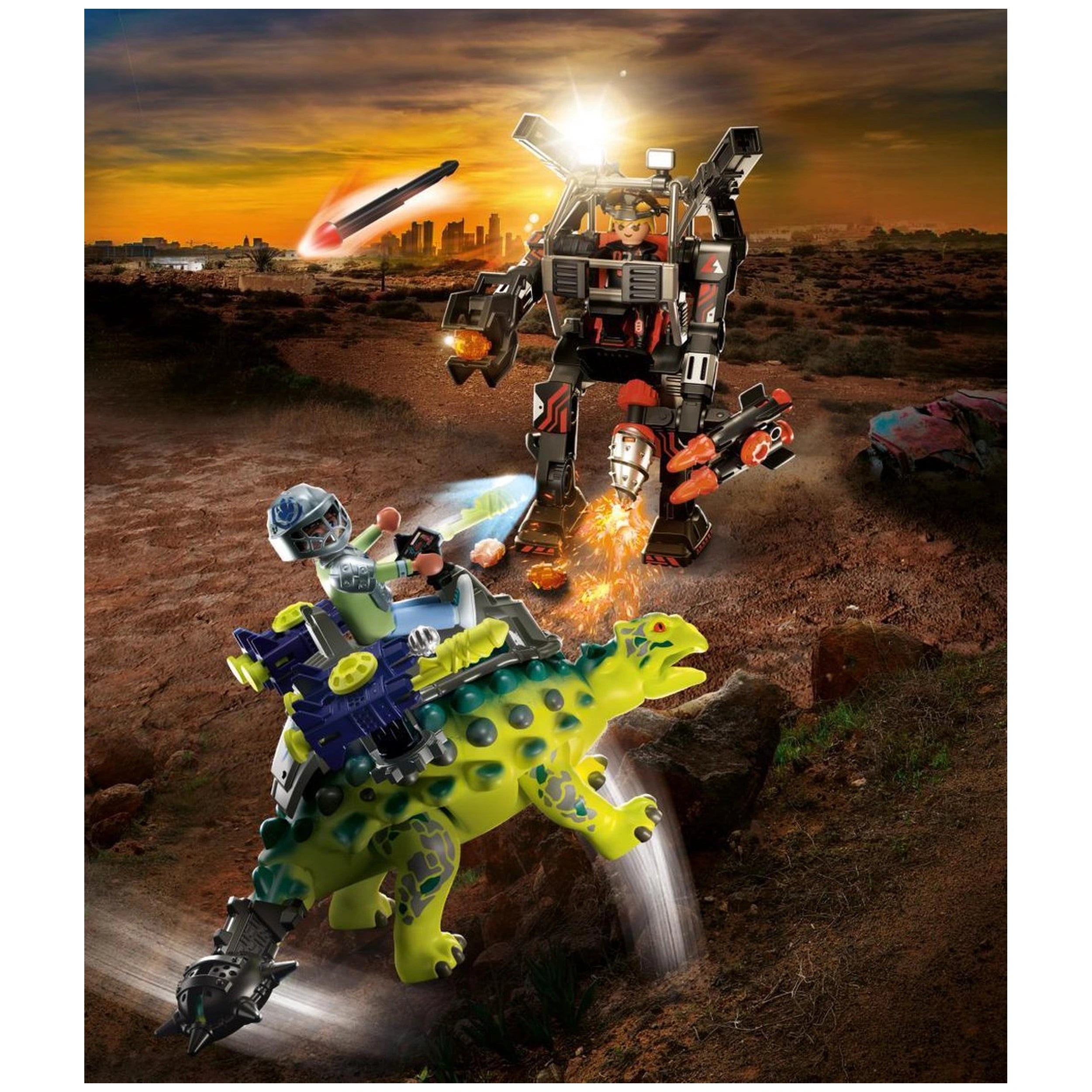 Playmobil Dino Rise Saichania Invasion Of The Robot - 70626
