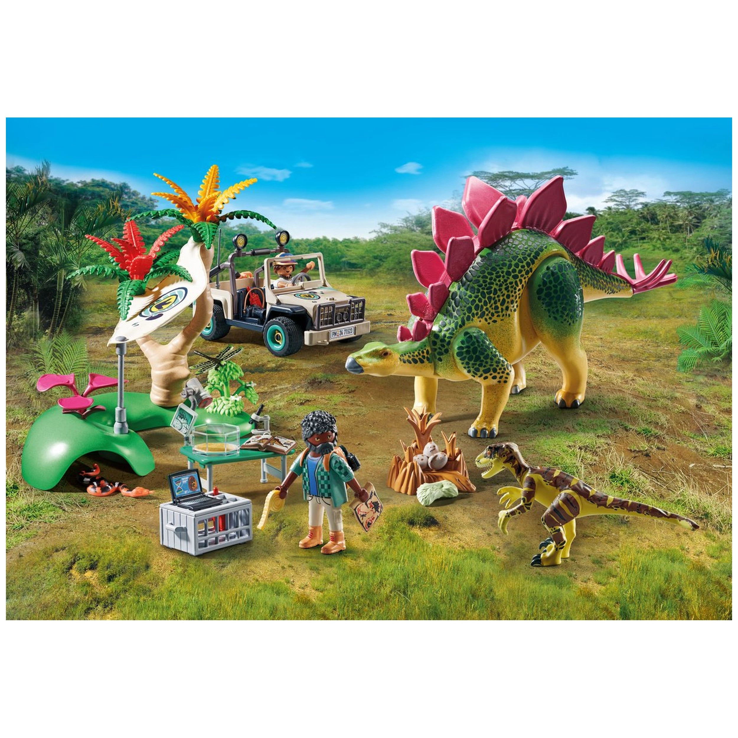 Playmobil Dinos Research Station With Dinosaurs - 71523