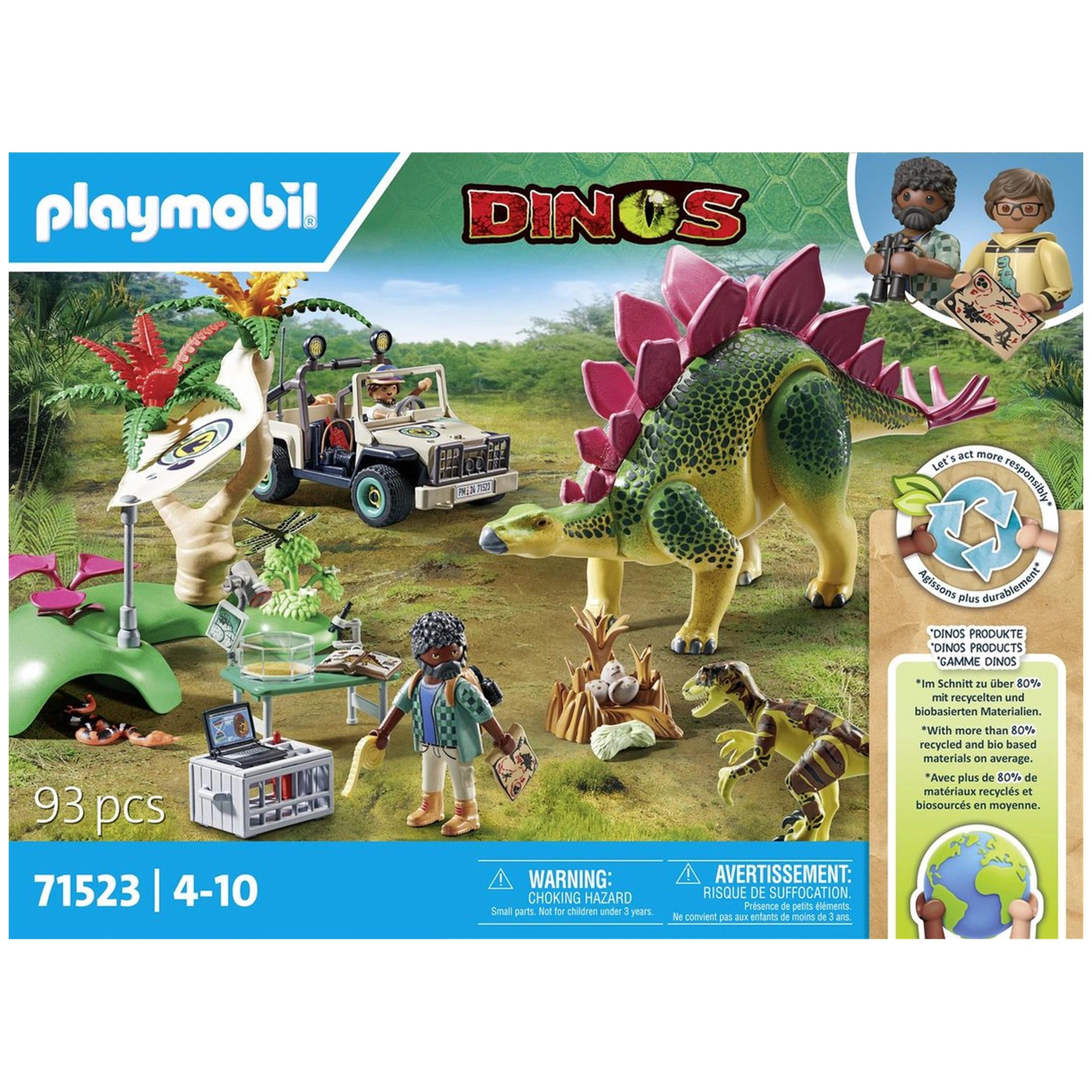 Playmobil Dinos Research Station With Dinosaurs - 71523