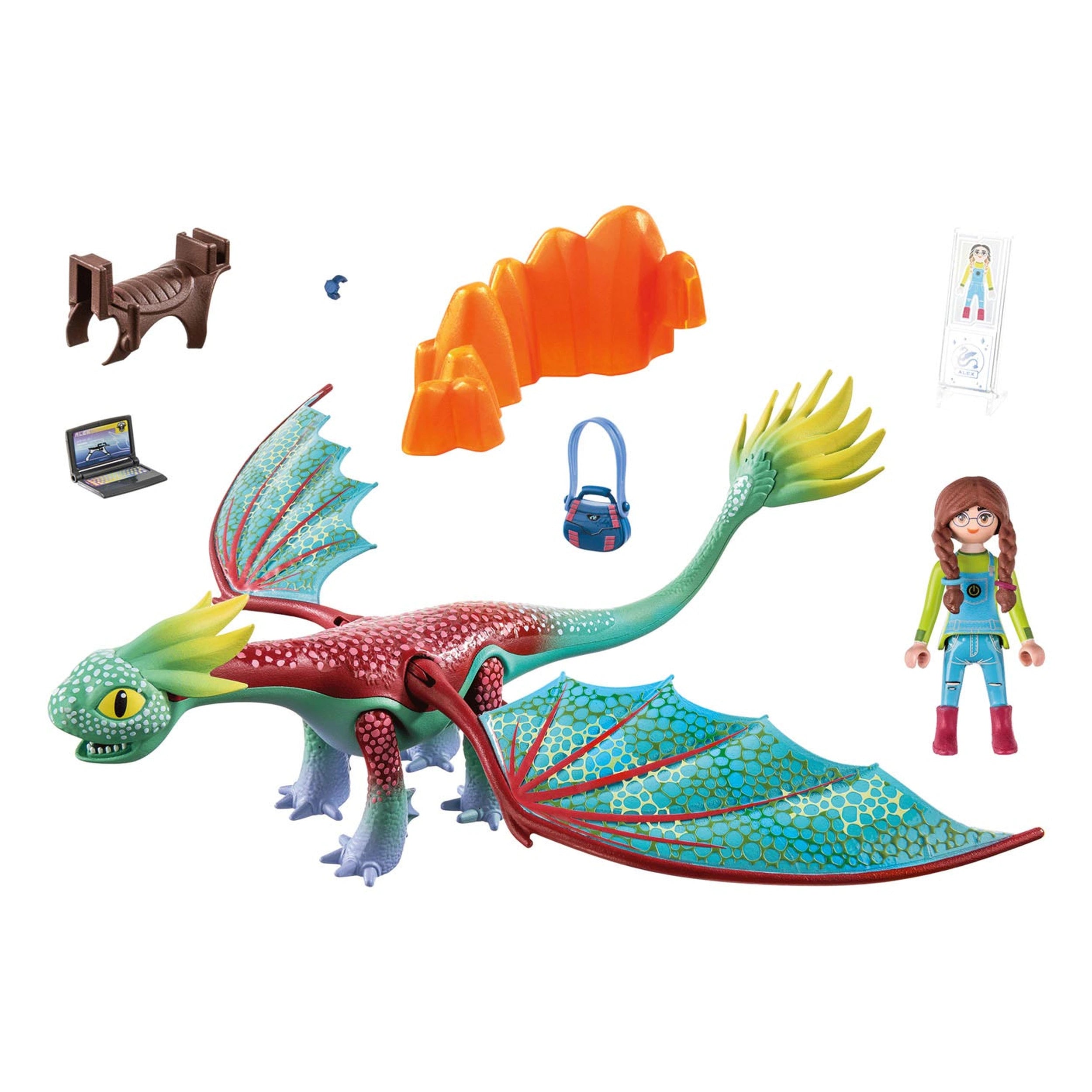 Playmobil Dragons: The Nine Realms Feathers & Alex - 71083