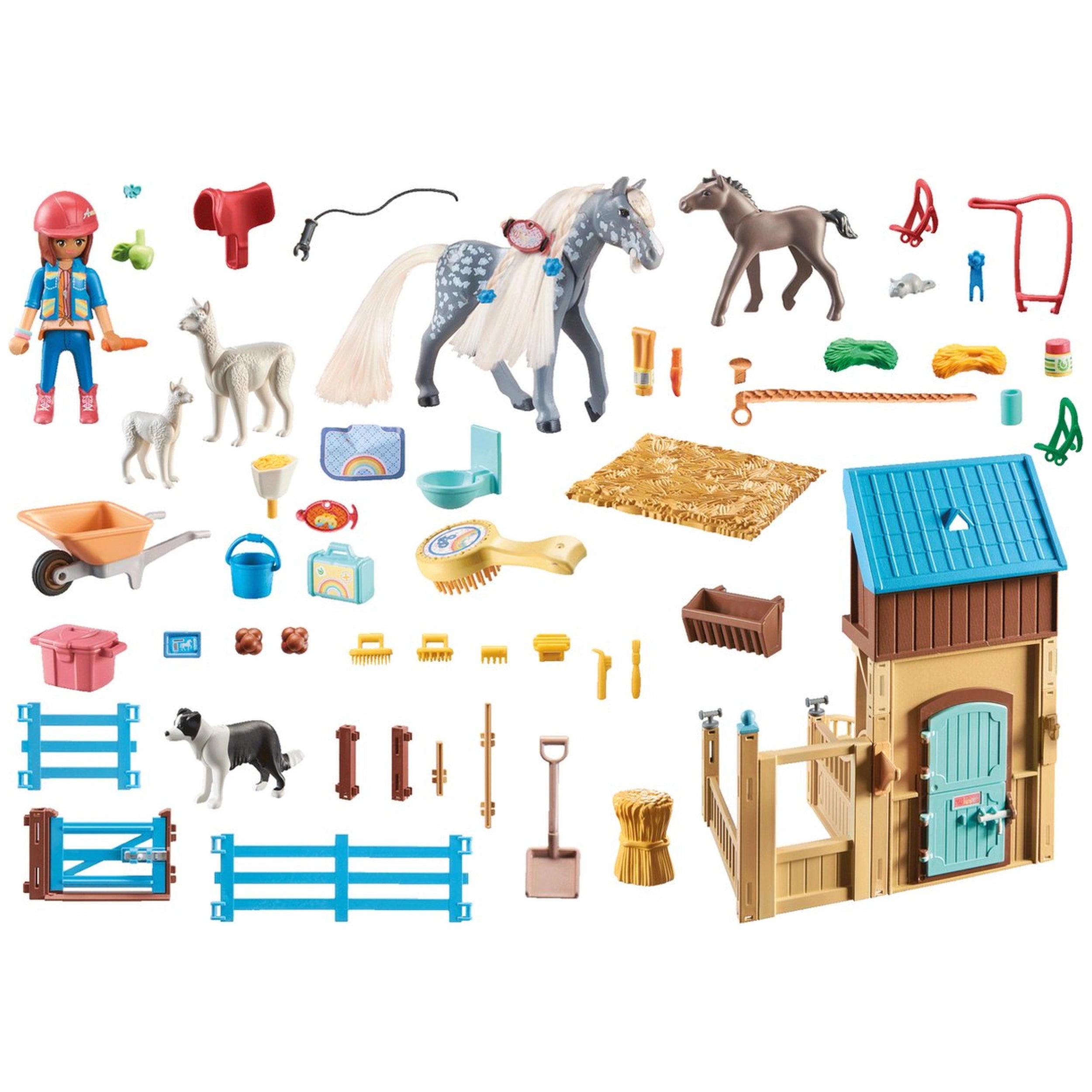 Playmobil Caballos de Cascada Amelia y Whisper Set de Juego - 71353