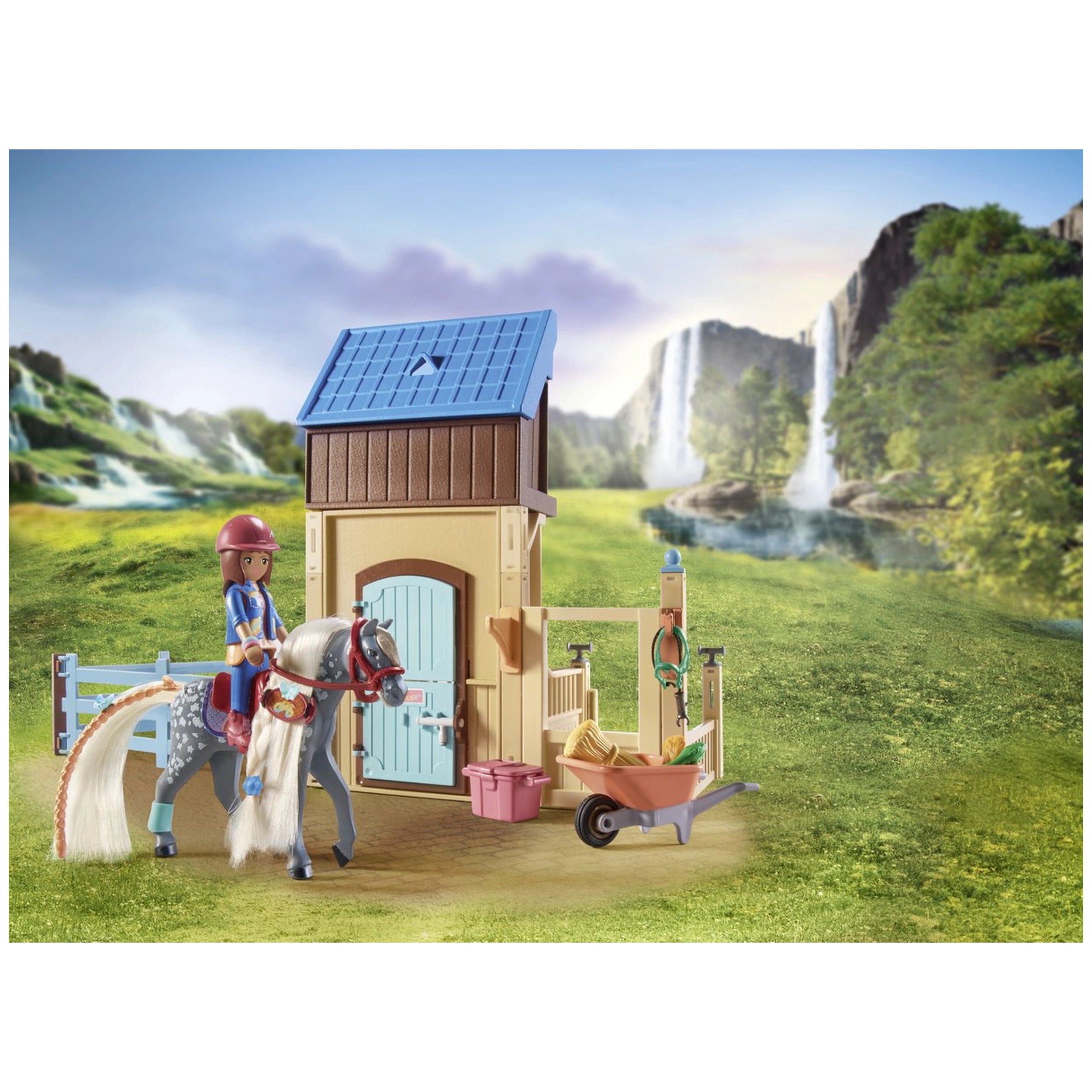 Playmobil Caballos de Cascada Amelia y Whisper Set de Juego - 71353