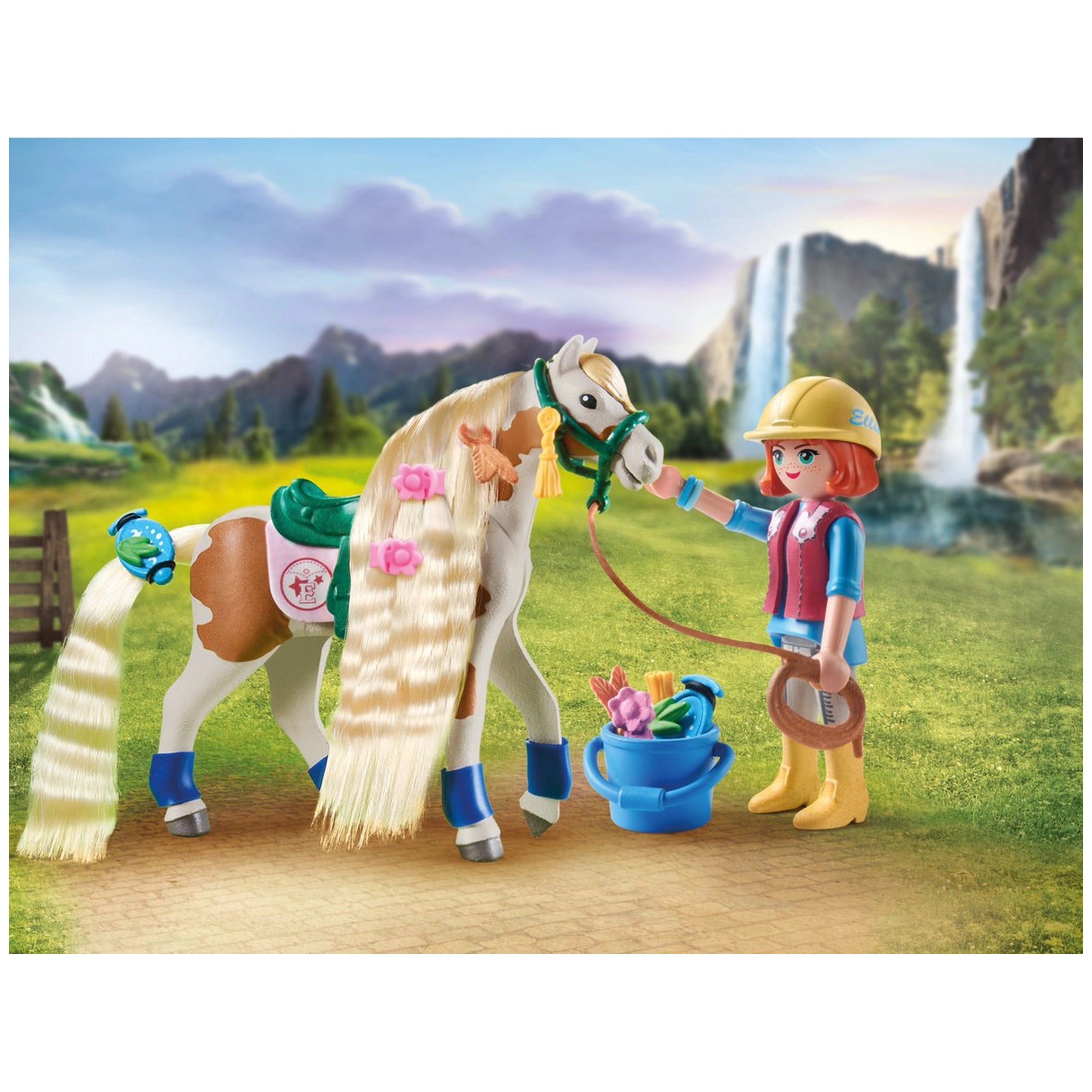 Playmobil Caballos de la Cascada Ellie con Caballo - 71639