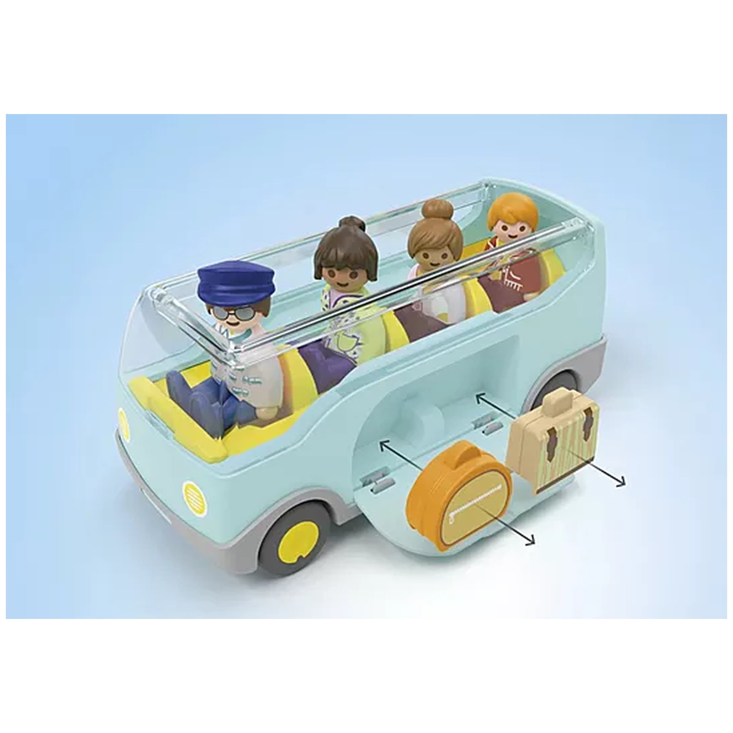 Playmobil - Junior Airport Shuttle Bus - Toy Playsets