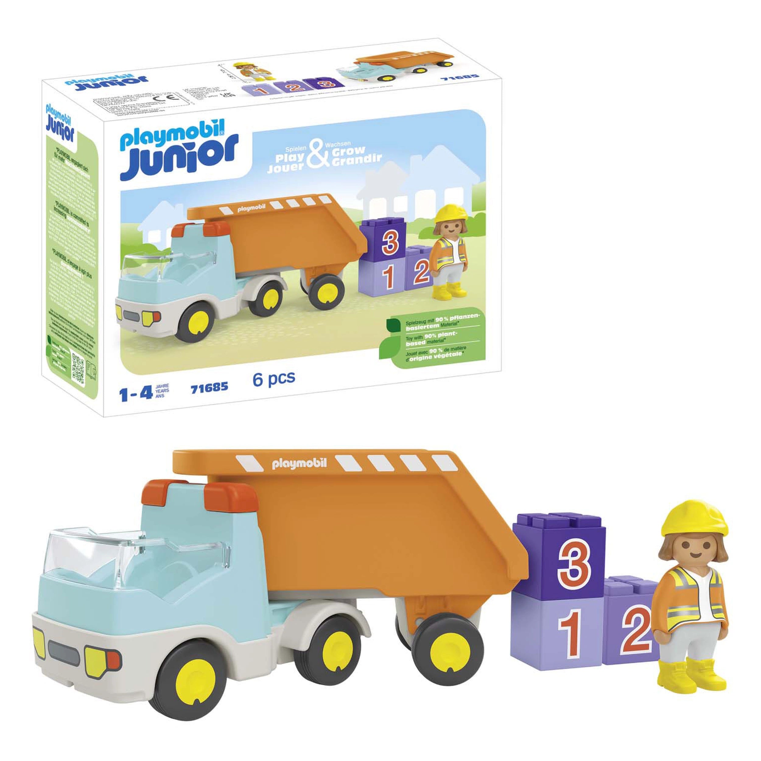 Playmobil Junior Camión Volquete - 71685