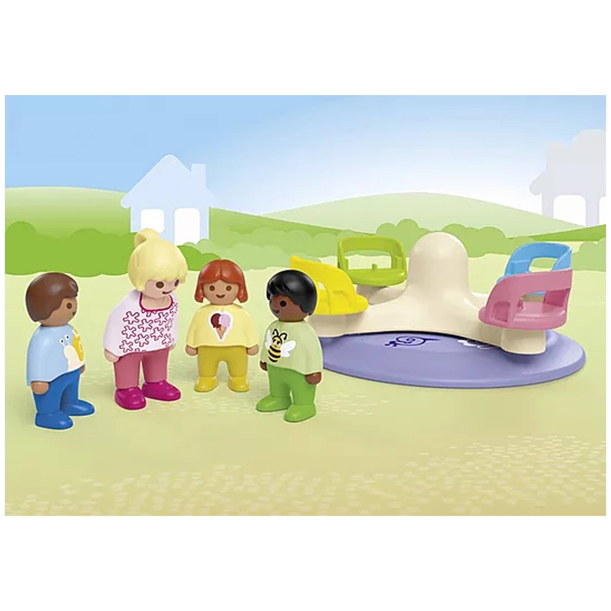 Playmobil - Junior-Number-Merry-Go-Round-Toy-Playsets