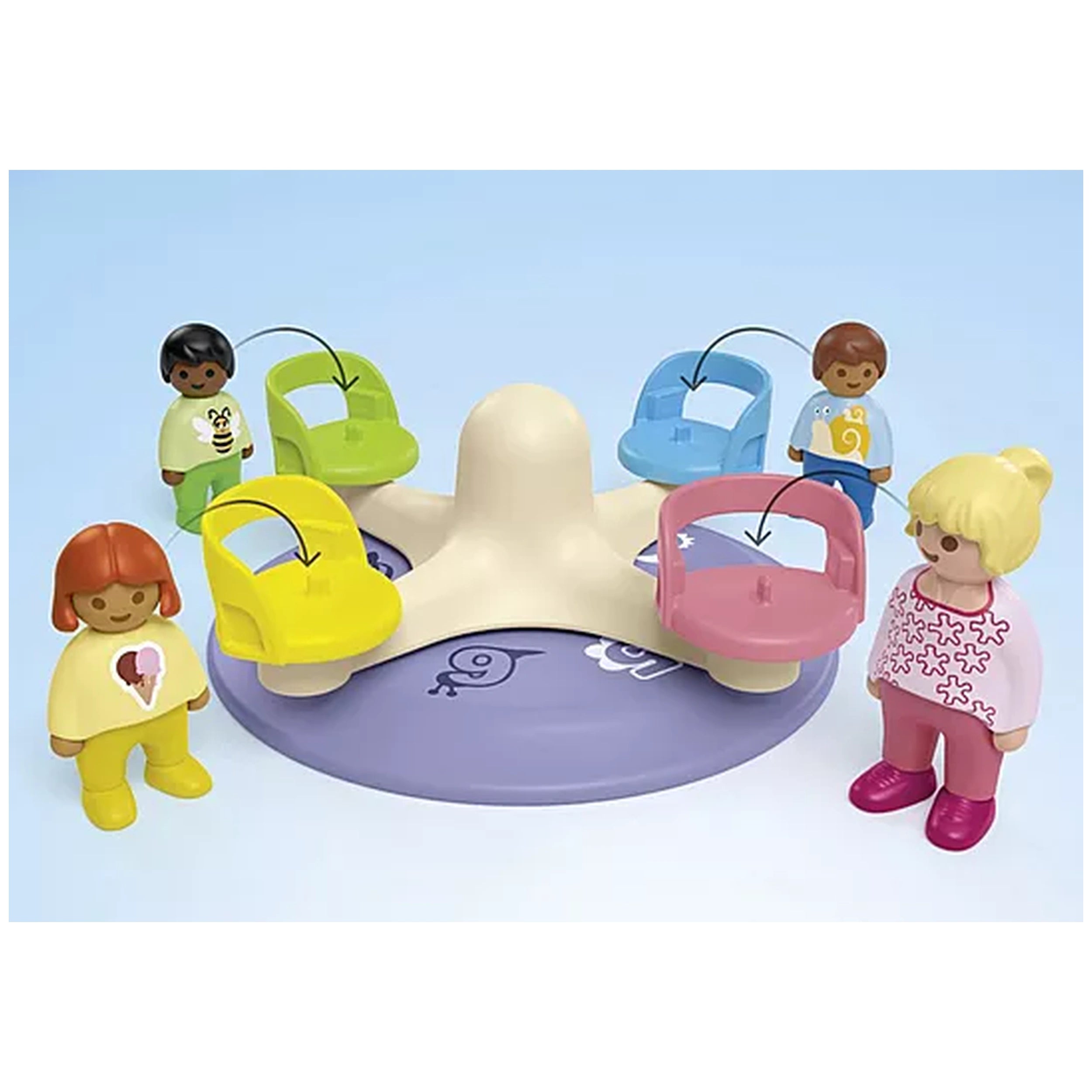 Playmobil - Junior-Number-Merry-Go-Round-Toy-Playsets
