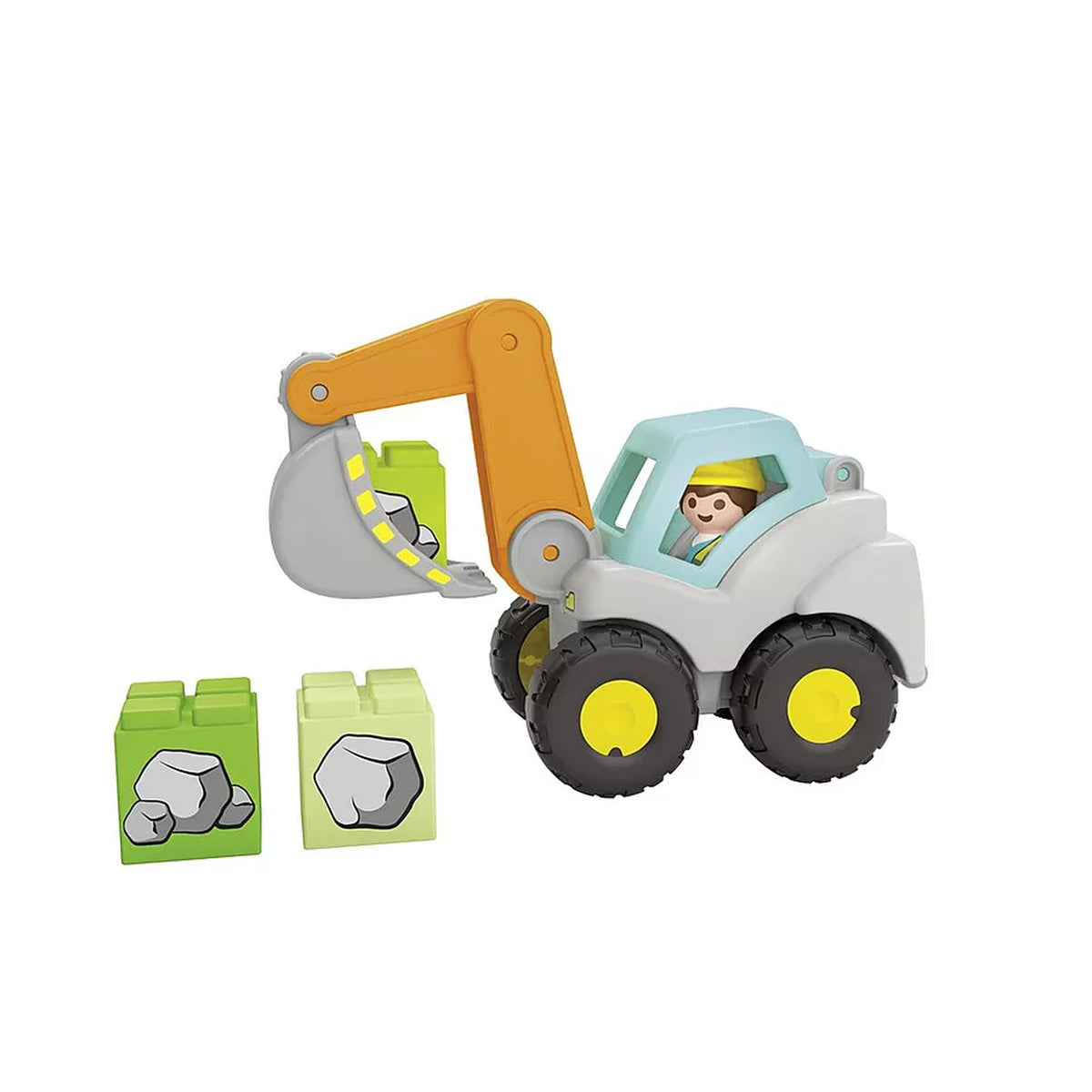Playmobil - Junior-Shovel-Excavator-Toy-Playsets