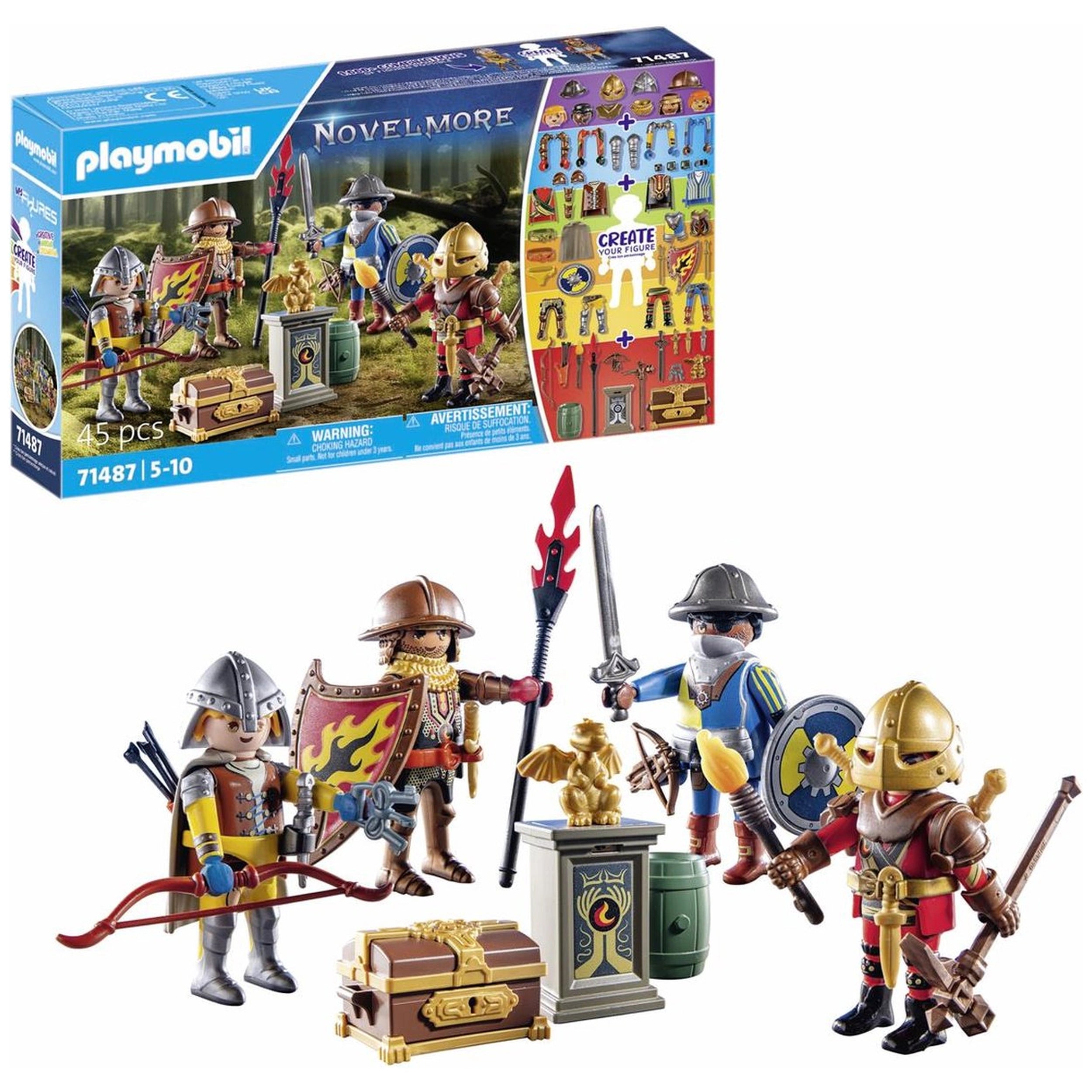Playmobil My Figures: Knights Of Novelmore - 71487
