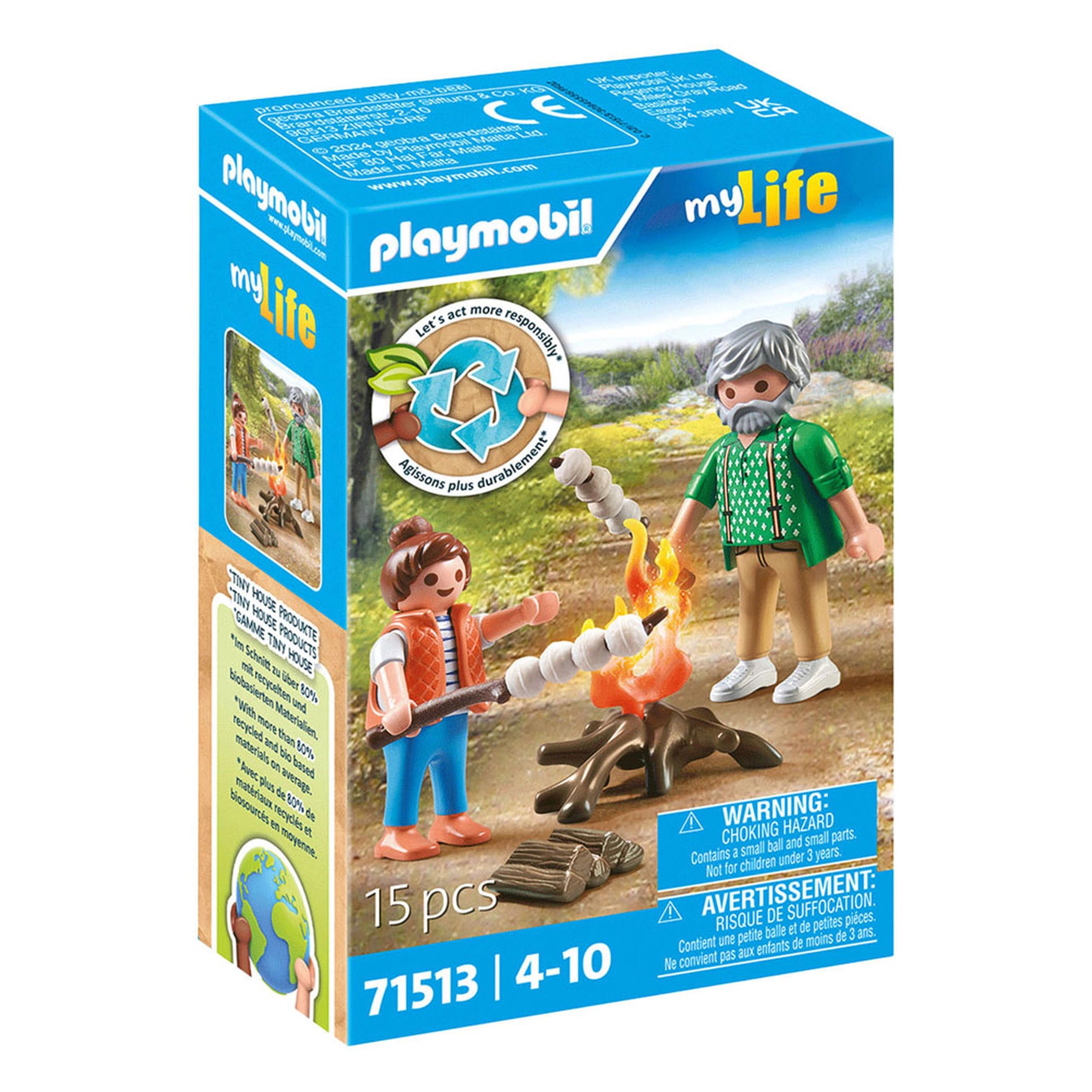Playmobil My Life Campfire With Marshmallows - 71513