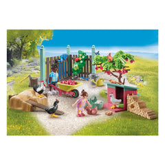 Playmobil Mi Vida Pequeña Granja de Pollitos en el Jardín de la Casita - 71510