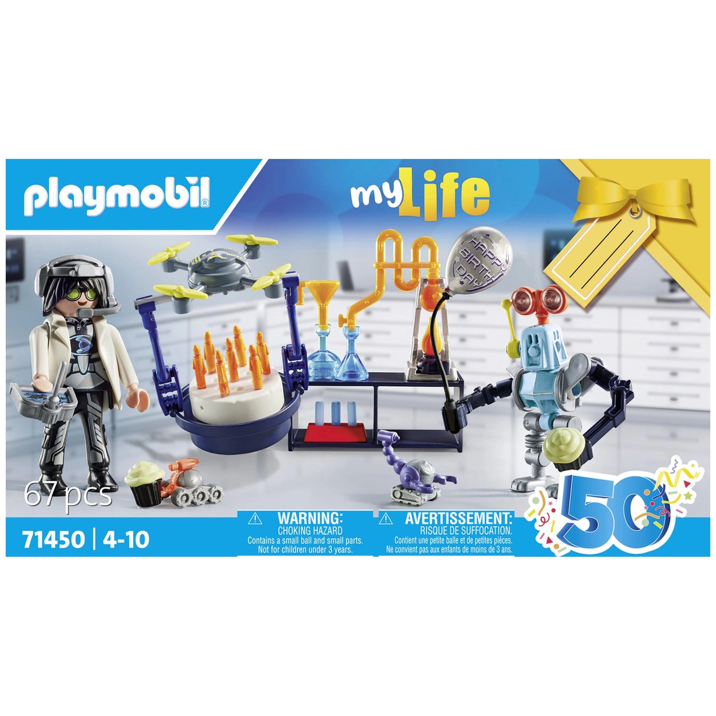 Playmobil Mi Vida Investigadores Con Robots - 71450