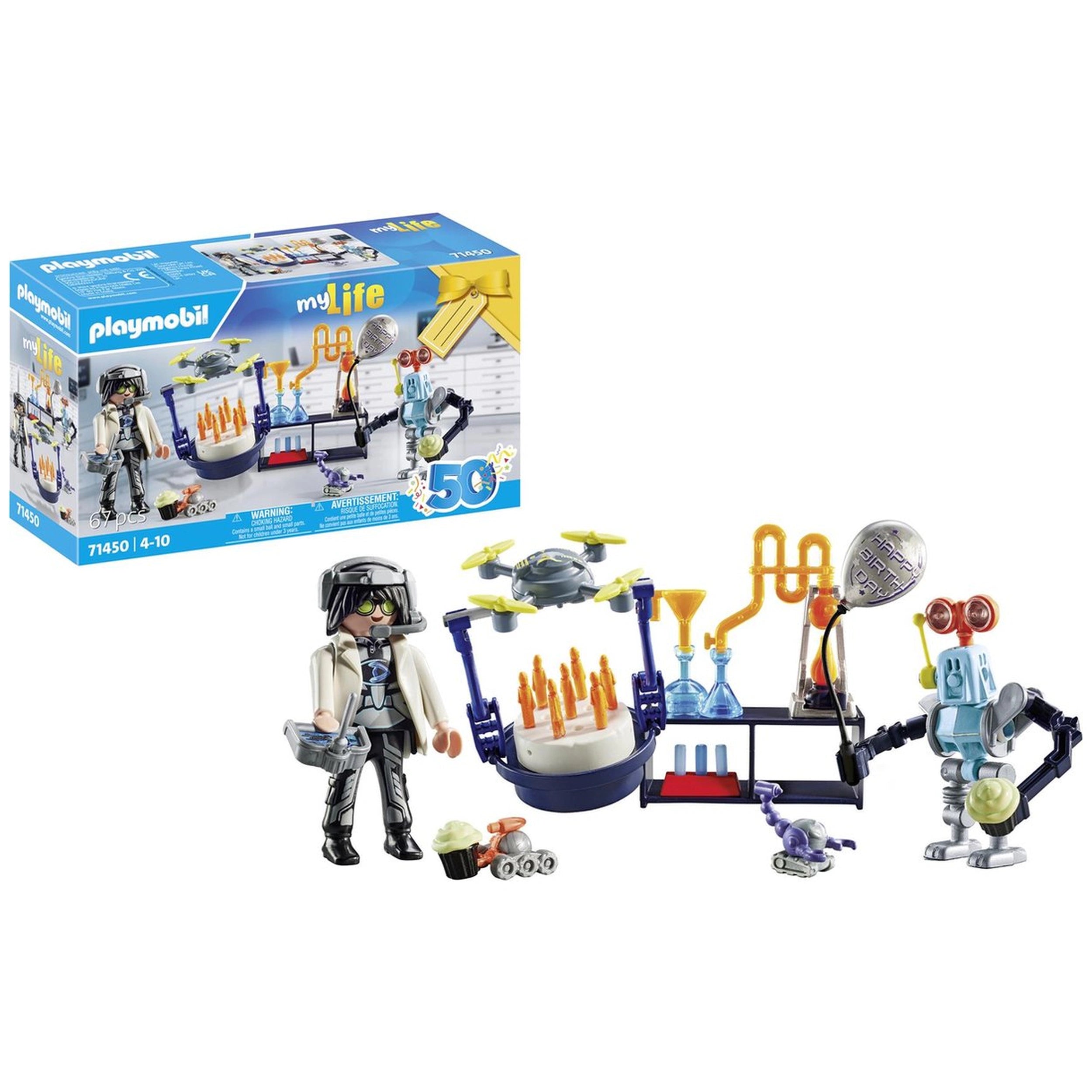 Playmobil Mi Vida Investigadores Con Robots - 71450