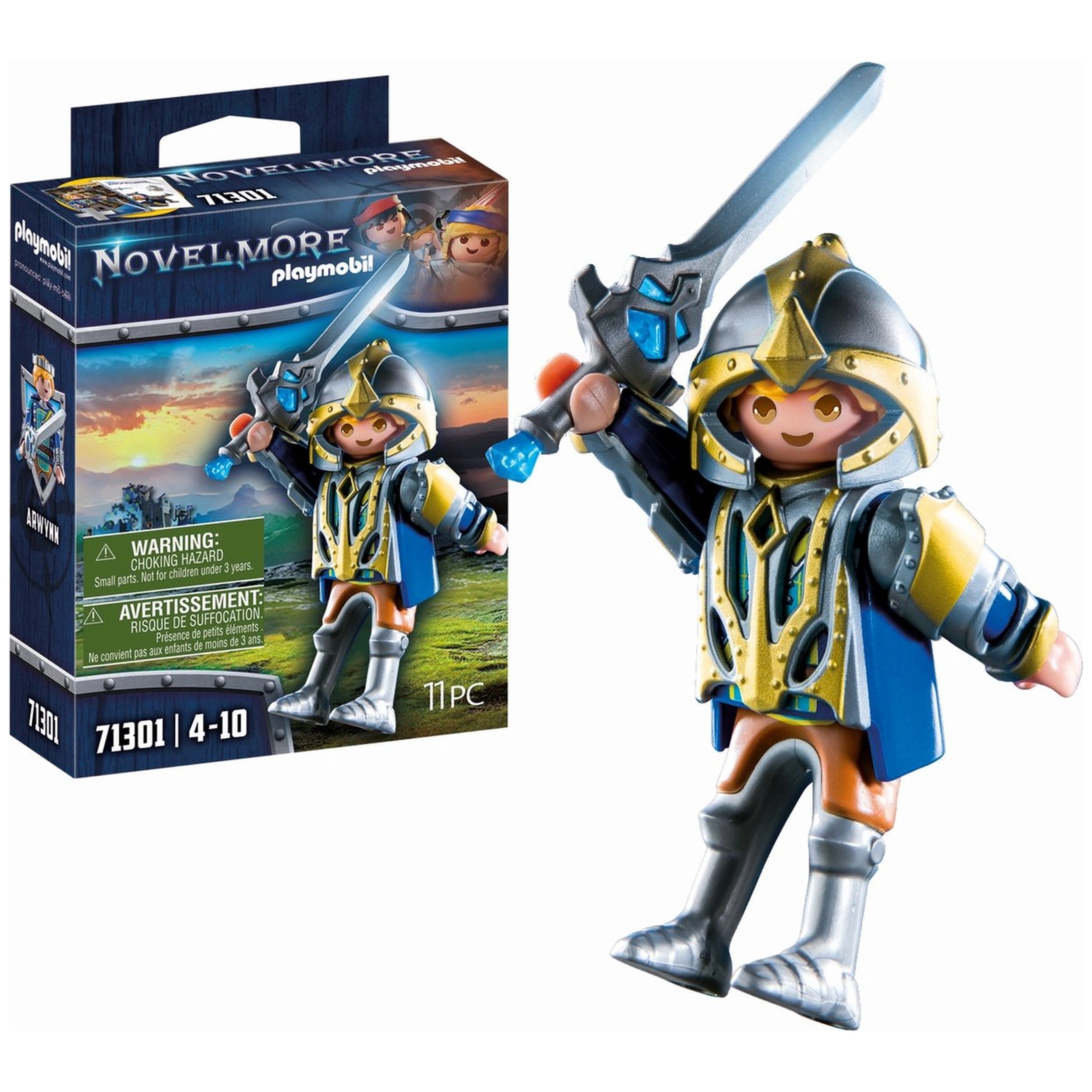 Playmobil Novelmore - Arwynn con Invincibus - 71301