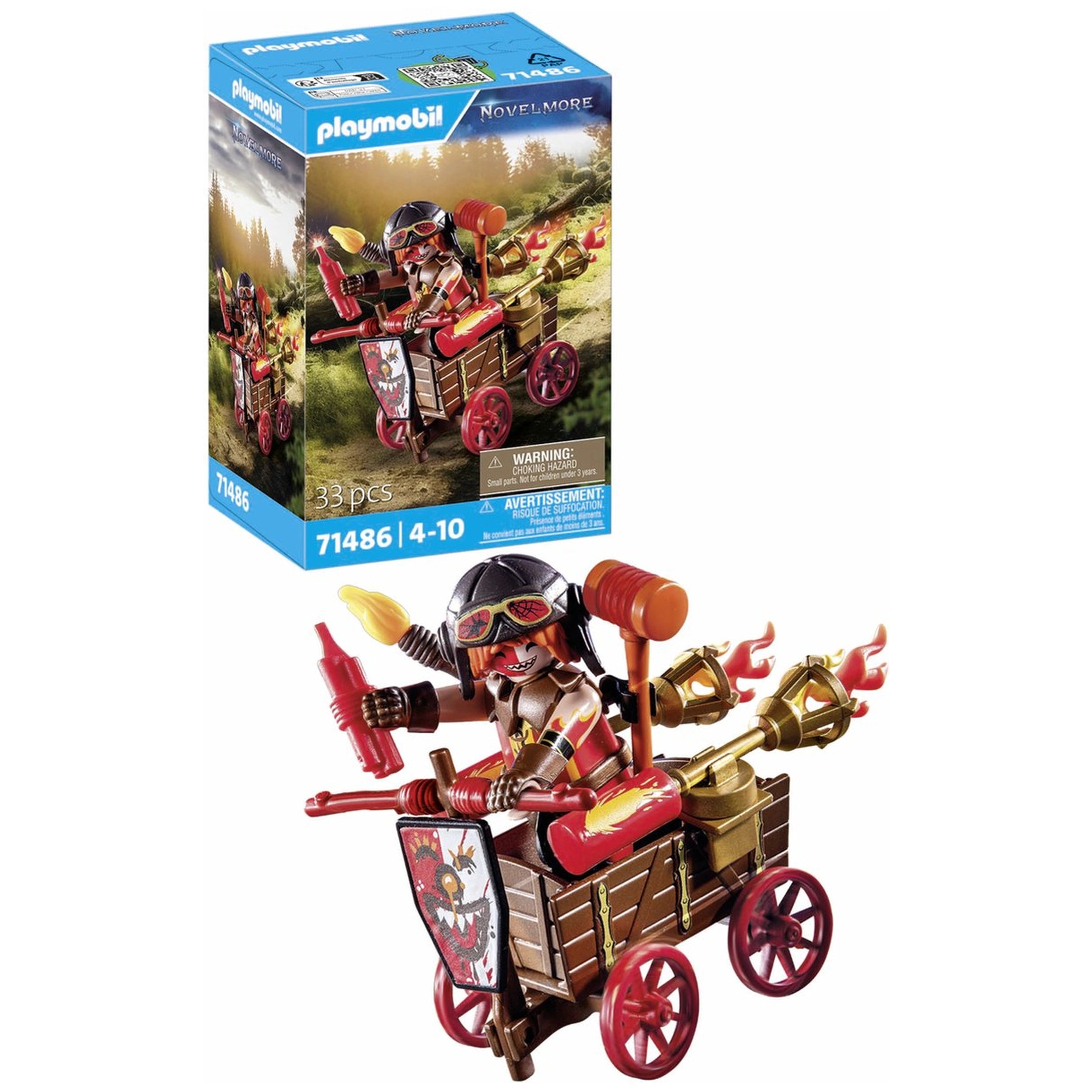 Playmobil Novelmore Kahbooms Racing Cart - 71486
