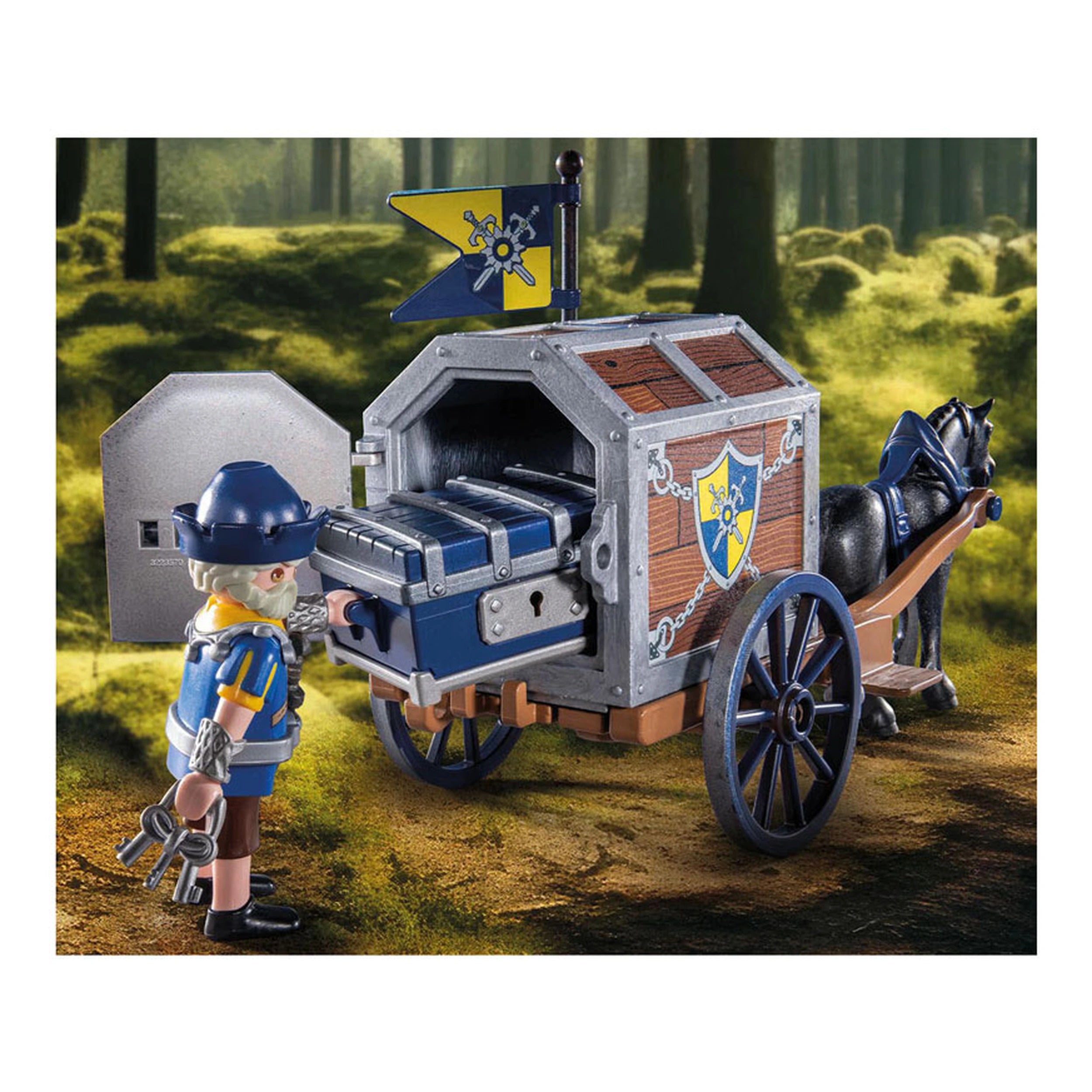 Playmobil Novelmore Robbery On Transport Truck - 71484