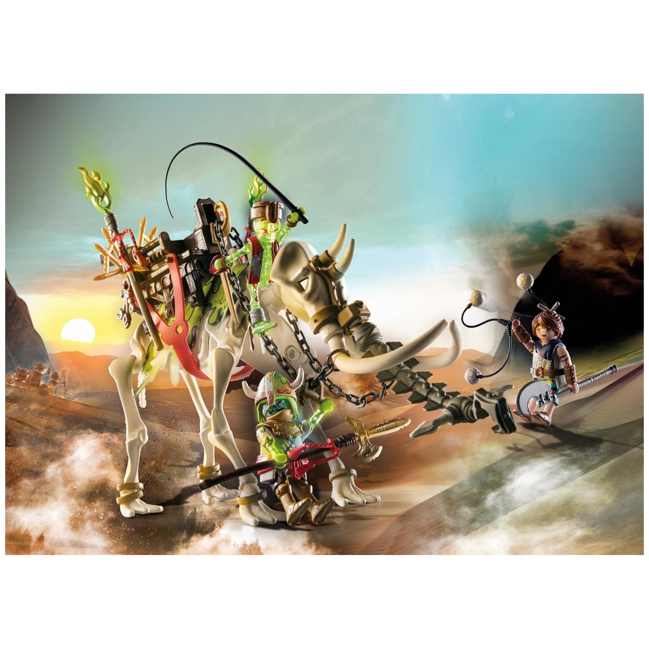 Playmobil Novelmore Sal'Ahari Sands - Attack By Mammoth Skeleton - 71027