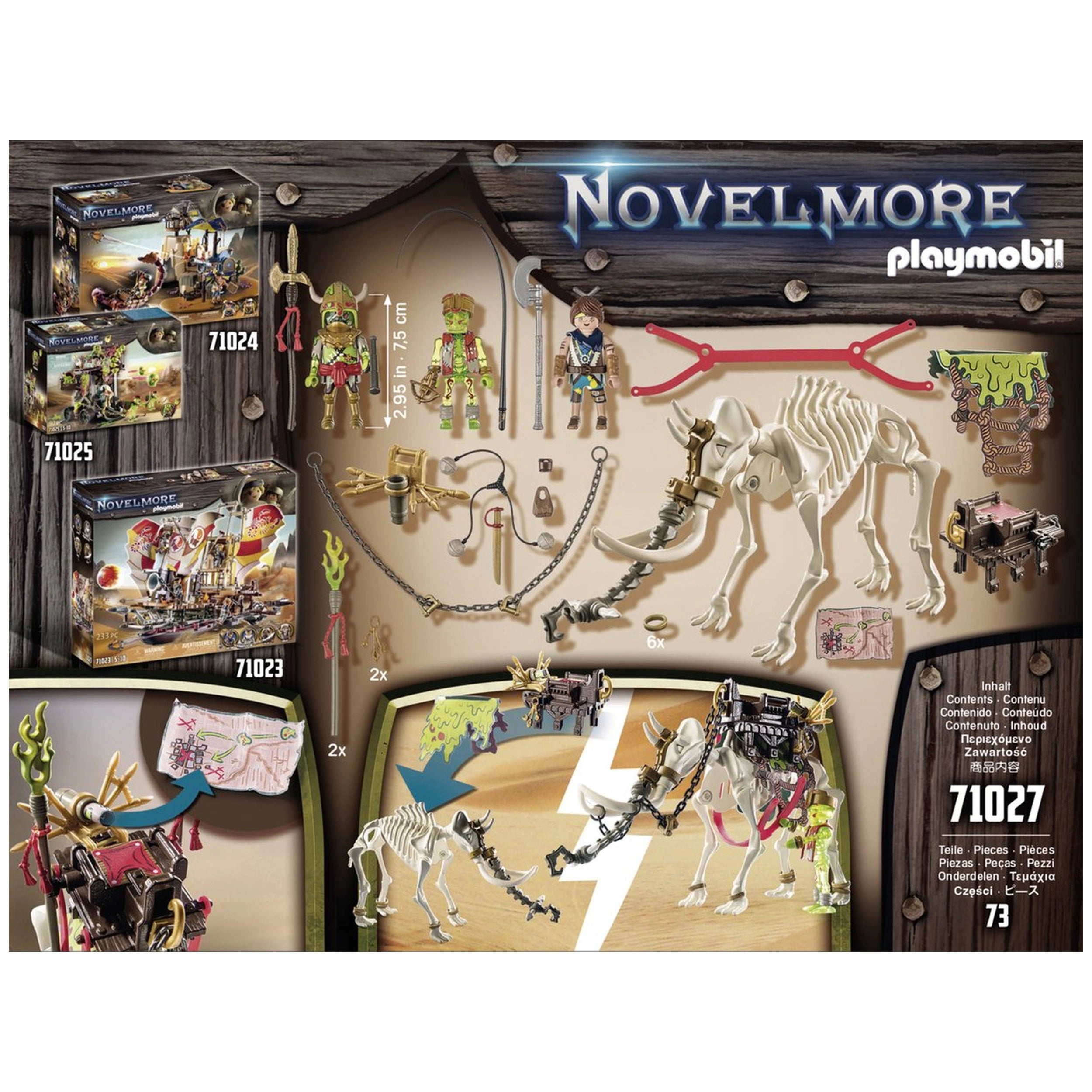 Playmobil Novelmore Sal'Ahari Sands - Attack By Mammoth Skeleton - 71027