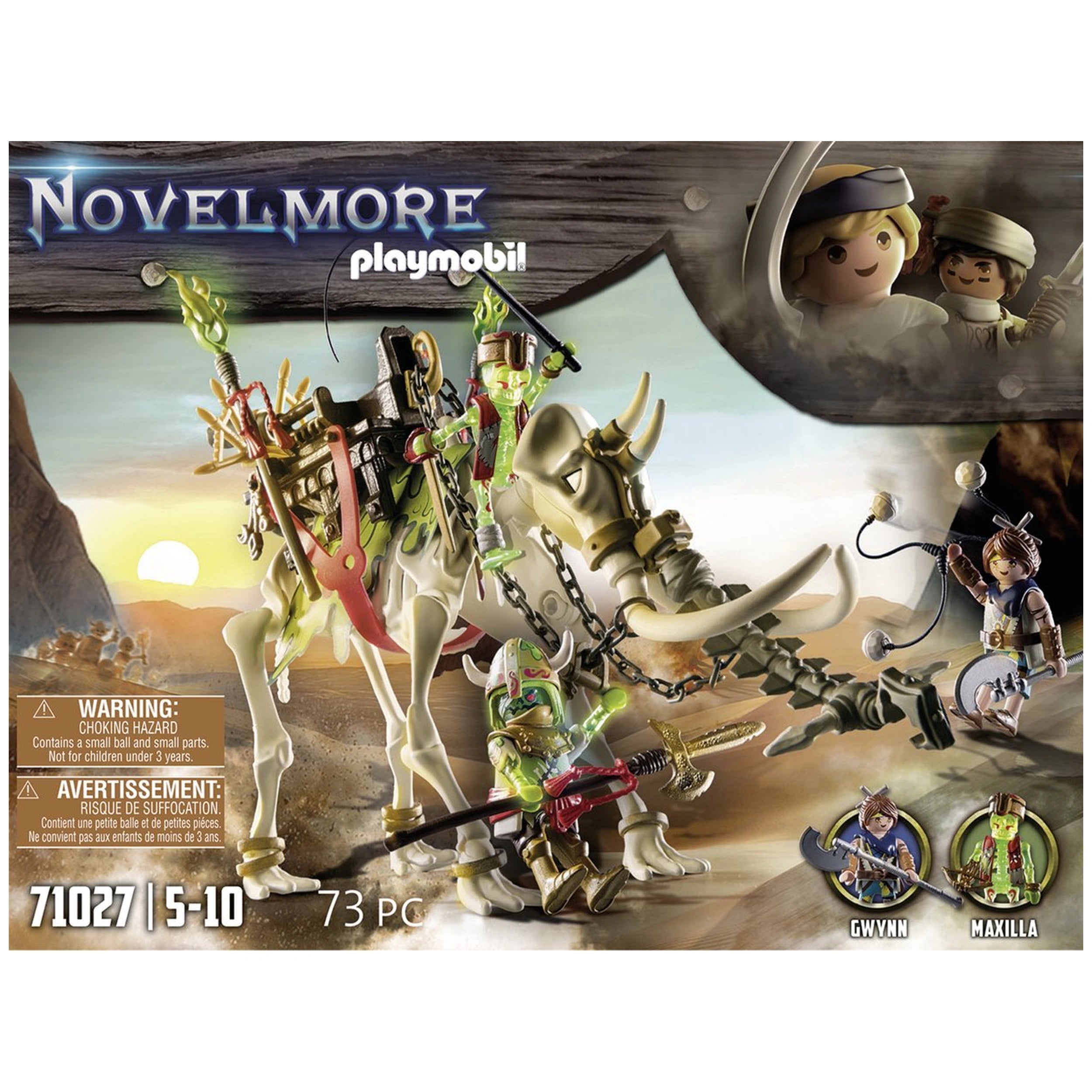 Playmobil Novelmore Sal'Ahari Sands - Attack By Mammoth Skeleton - 71027